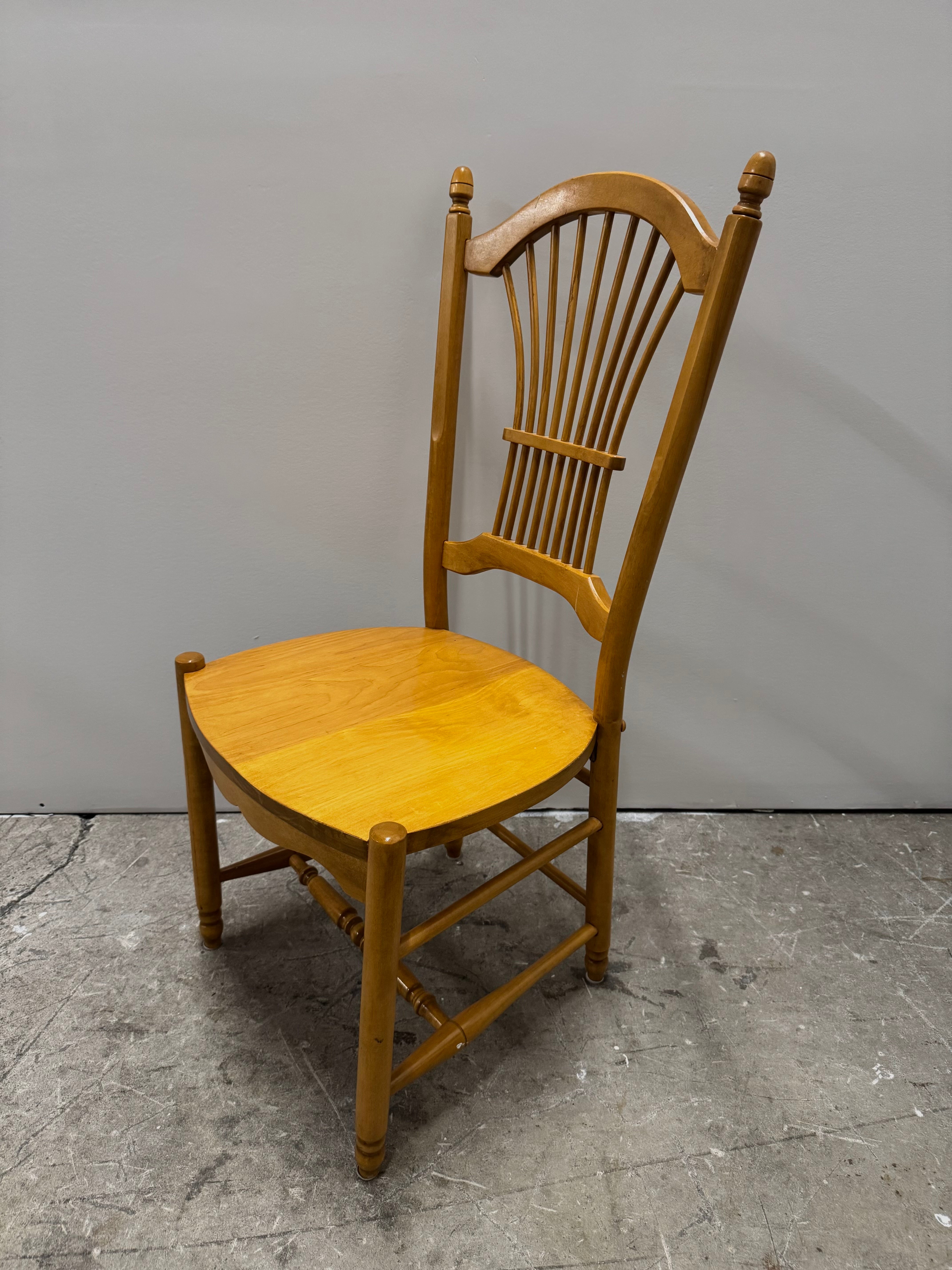 Solid Pine Harvest Table and 6 Chairs