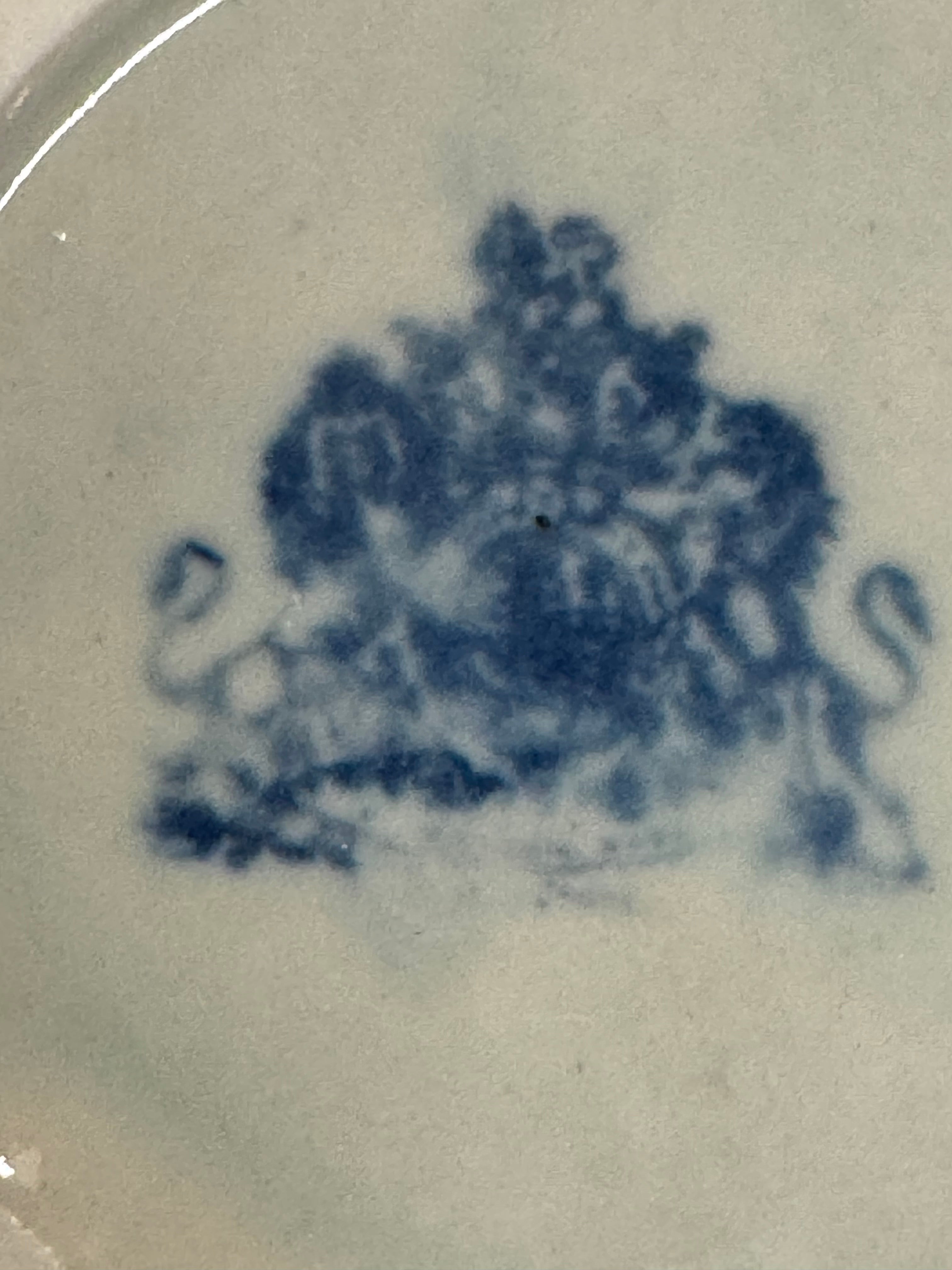 Vintage Victoriaware Blue Ironstone Pitcher