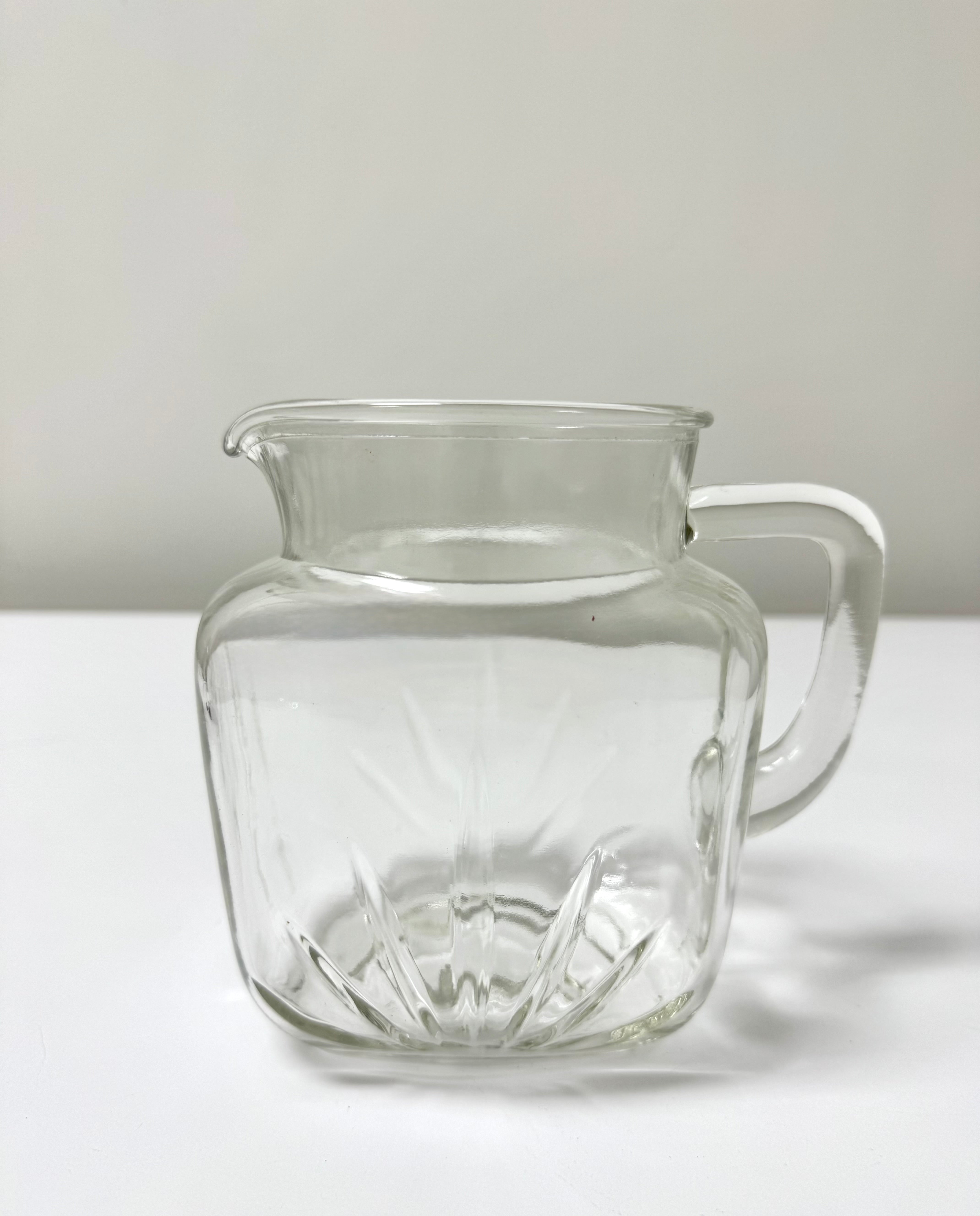 Vintage FEDERAL GLASS Starburst Juice Pitcher