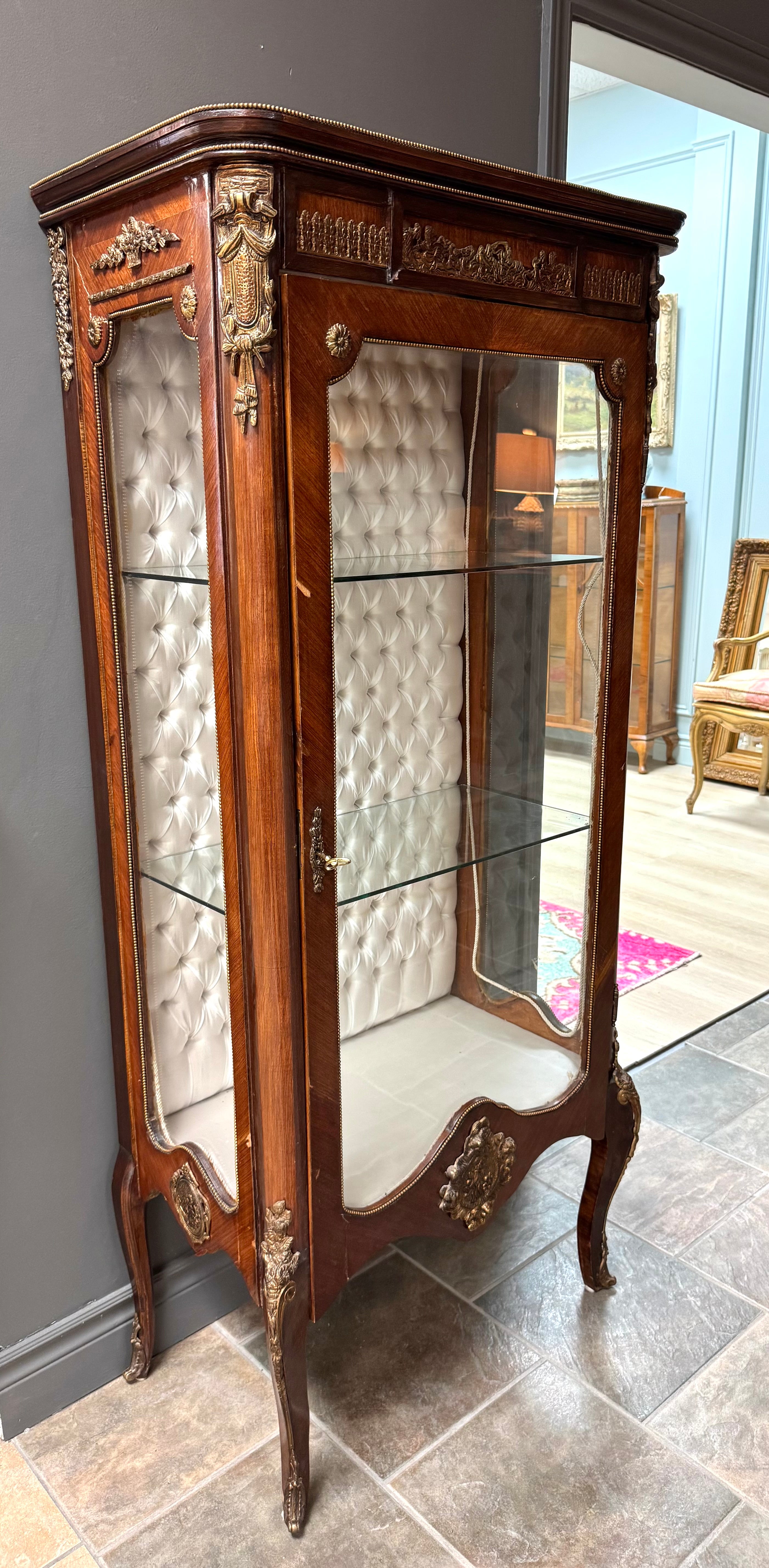 Antique Louis XV Style Display Cabinet