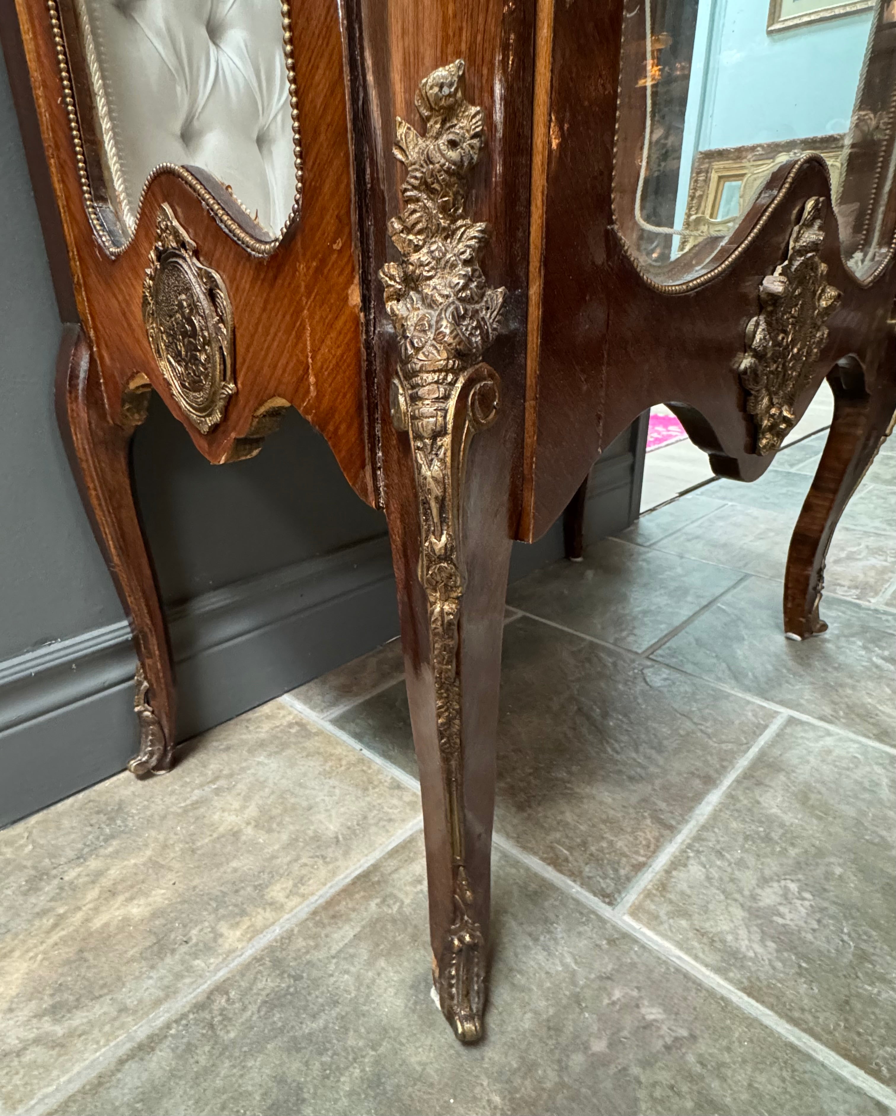 Antique Louis XV Style Display Cabinet