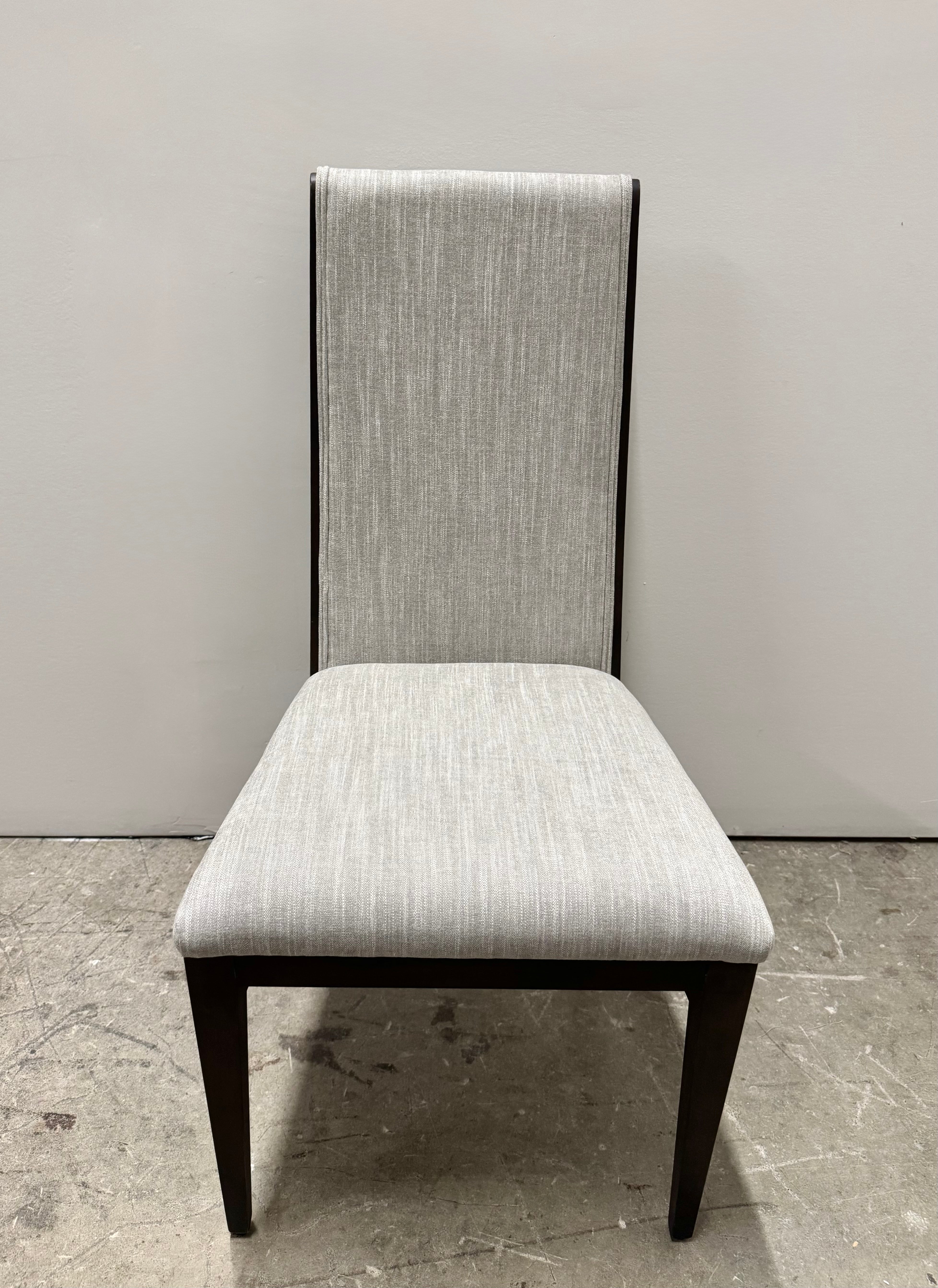 NEW Transitional Silver Grey Dining Chairs Set of 4