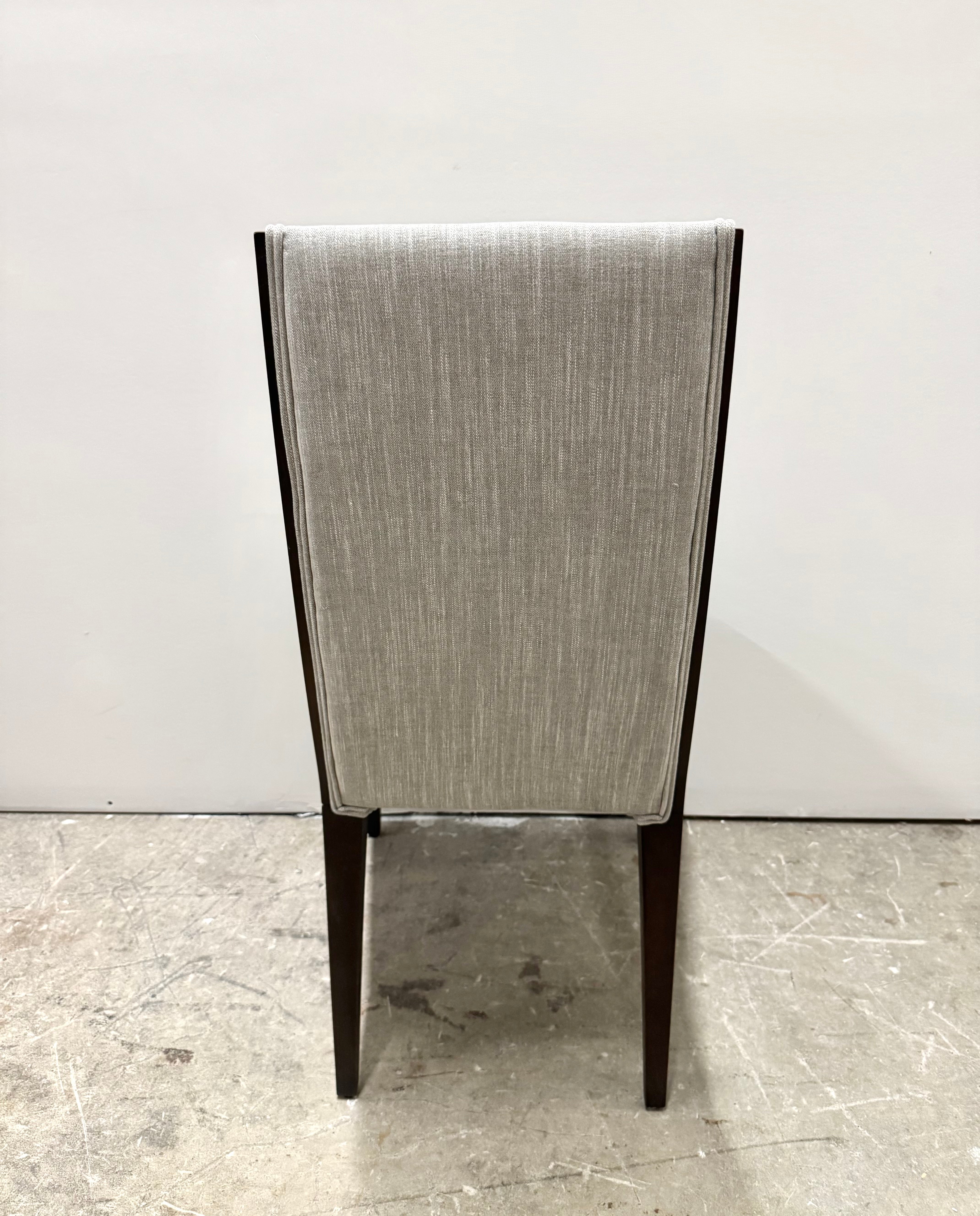 NEW Transitional Silver Grey Dining Chairs Set of 4