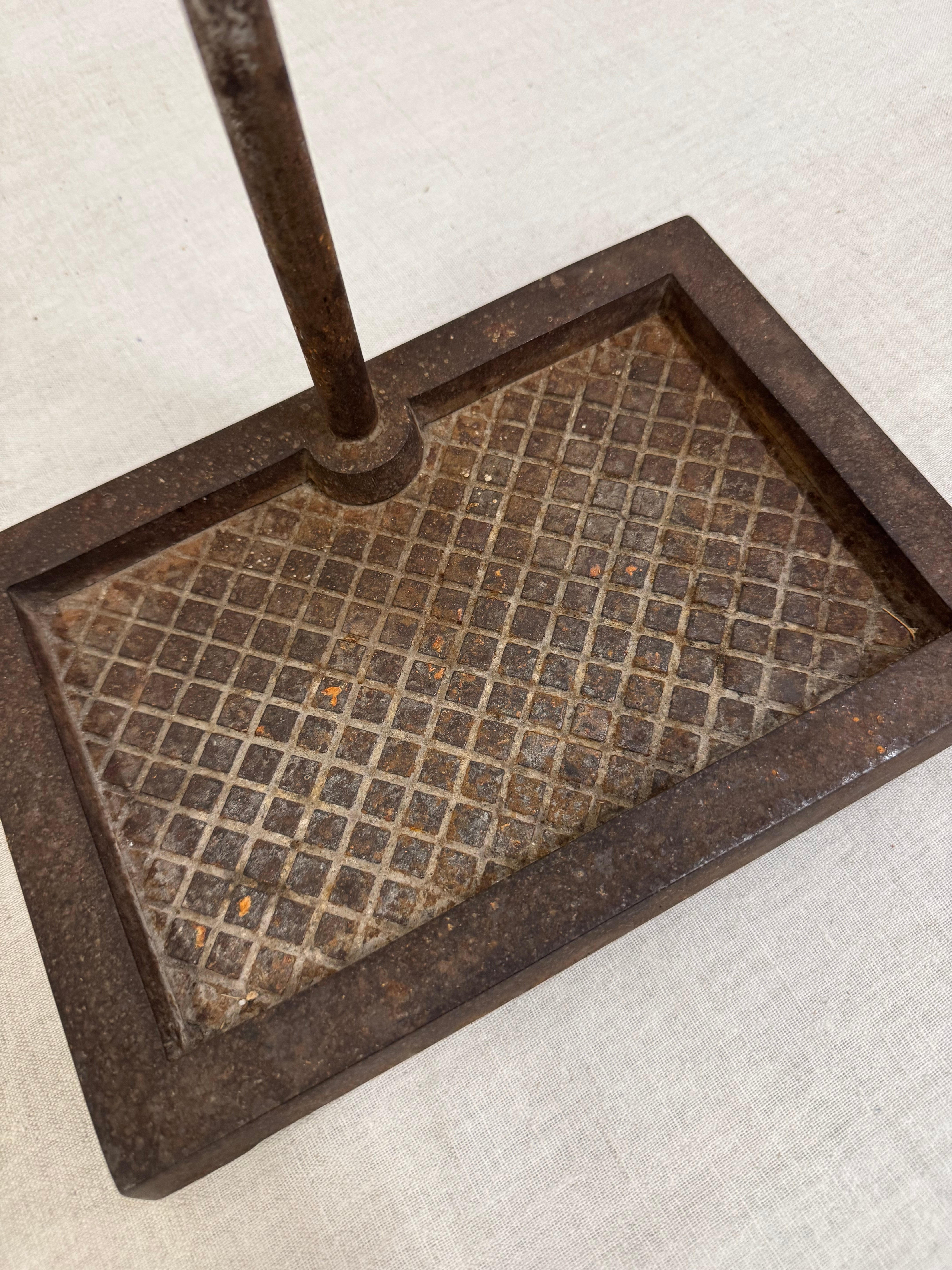 Vintage Aged Brass Fireplace Set