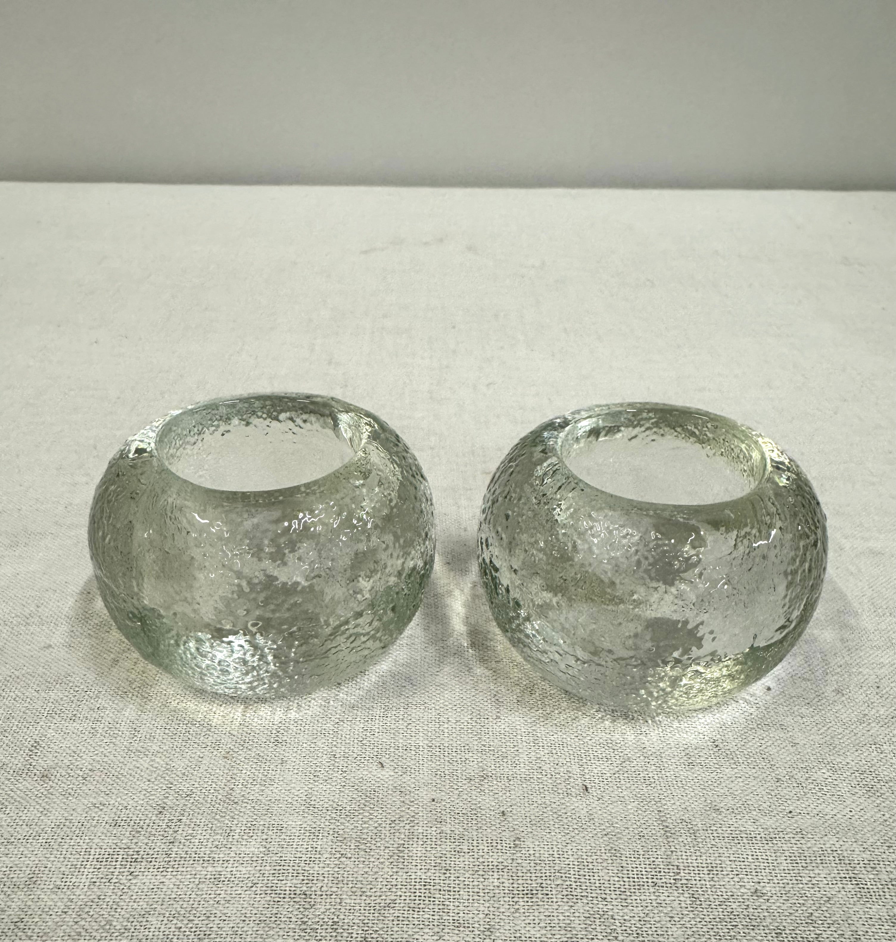 Snowball Votive Holders Set of 2