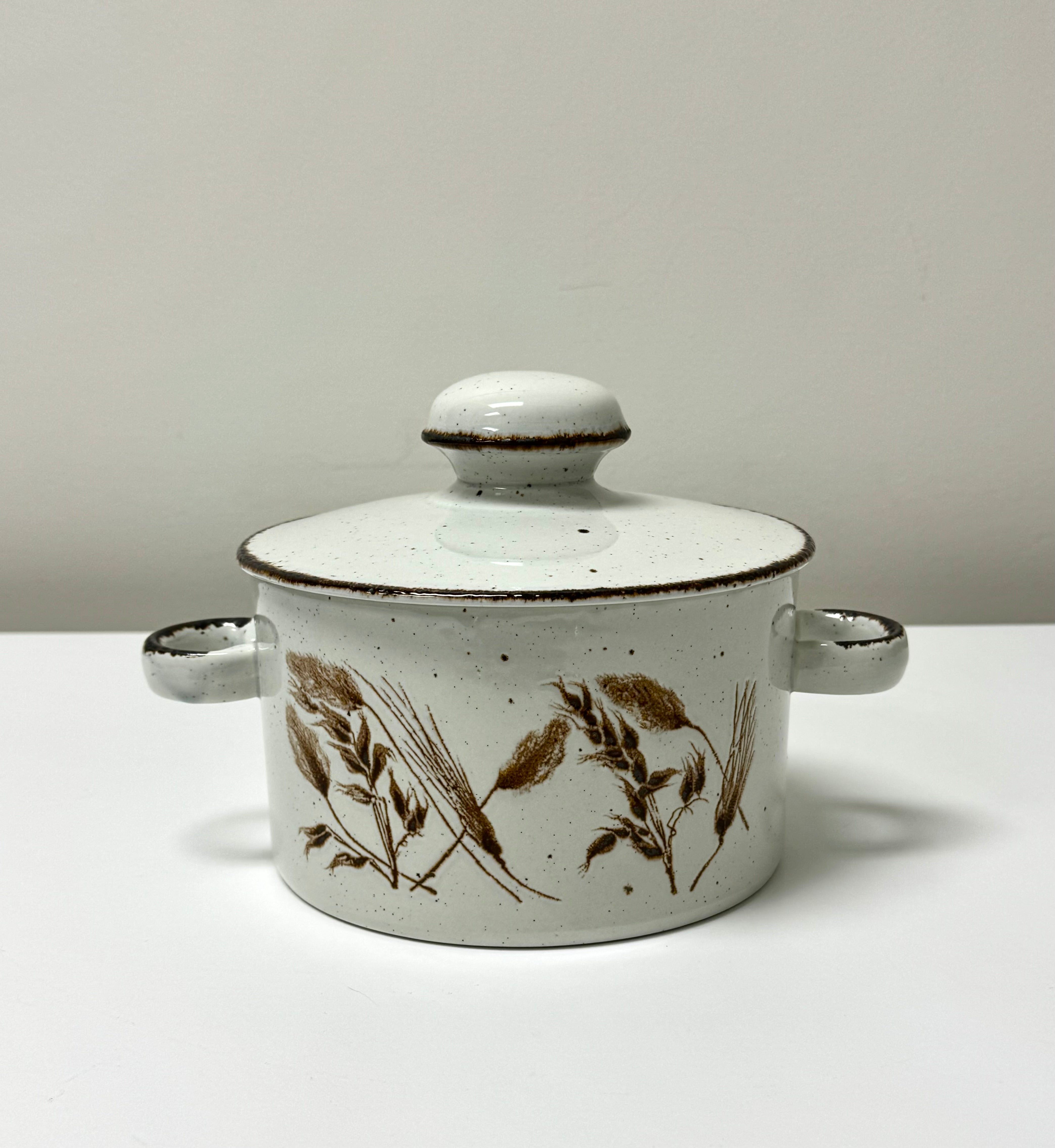 Vintage MIDWINTER 'Wild Oats' Stoneware Casserole