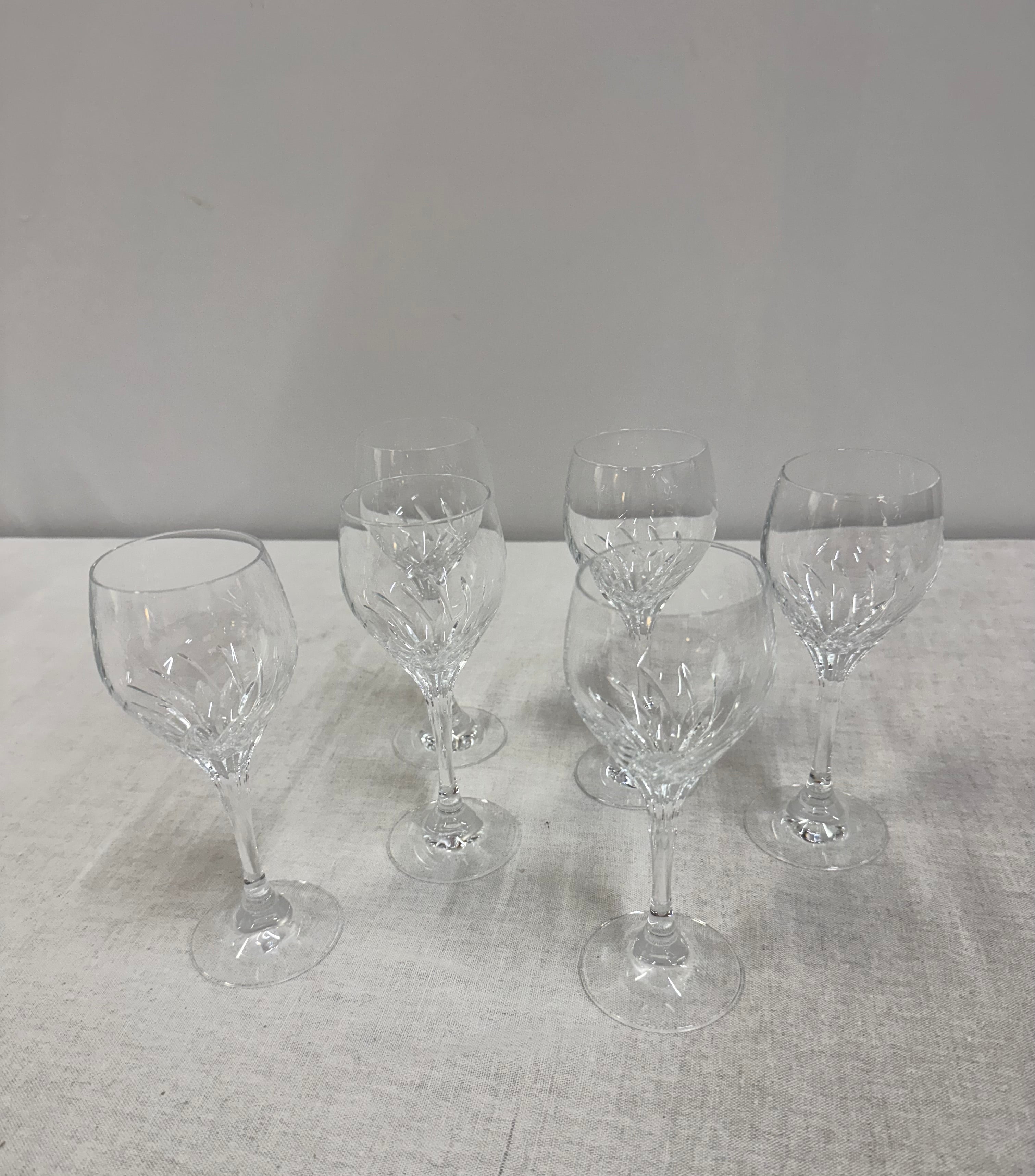 SCHOTT-ZWIESEL 'Carousel' Crystal Wine Glasses Set of 6