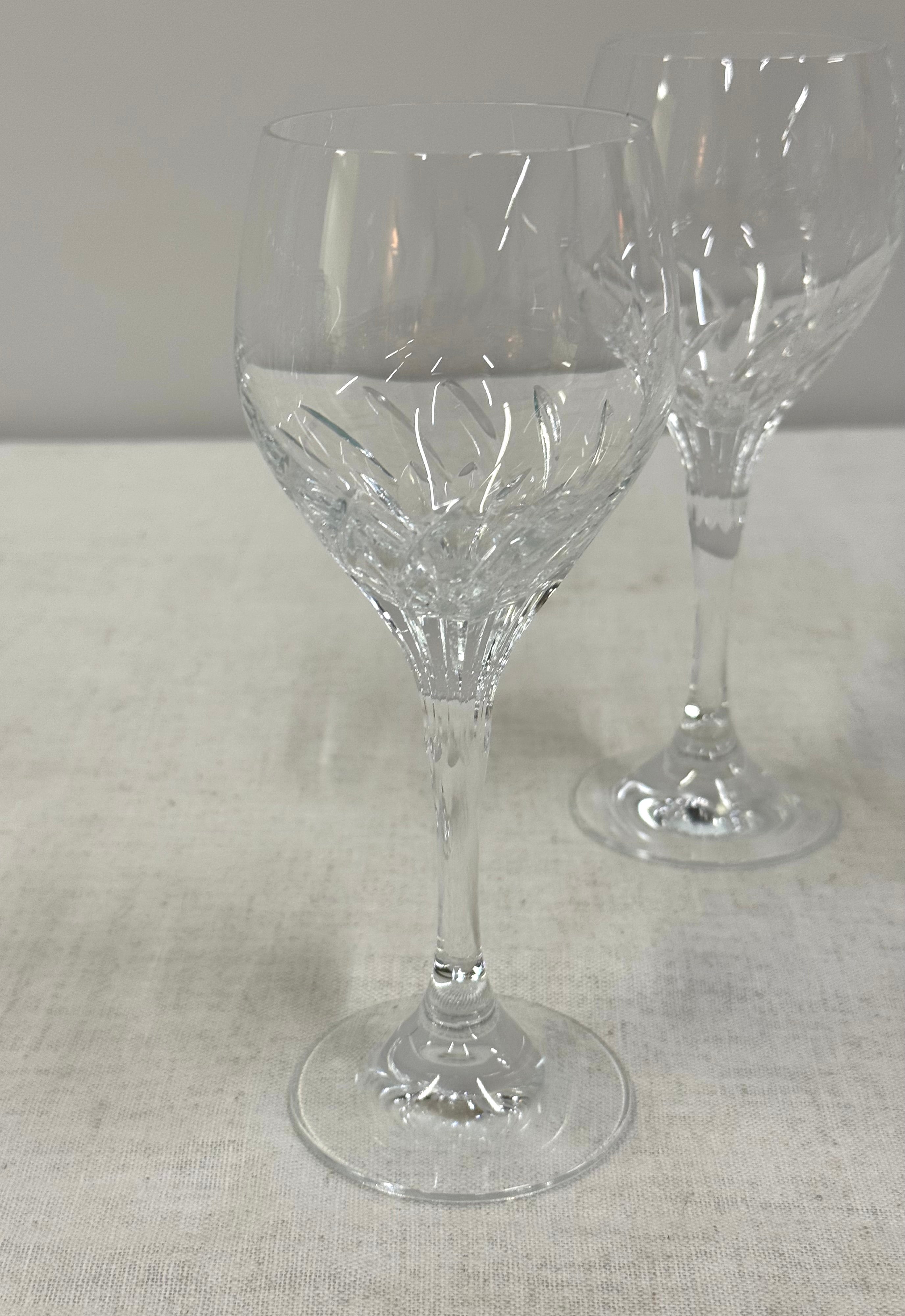 SCHOTT-ZWIESEL 'Carousel' Crystal Burgundy Glasses Set of 6