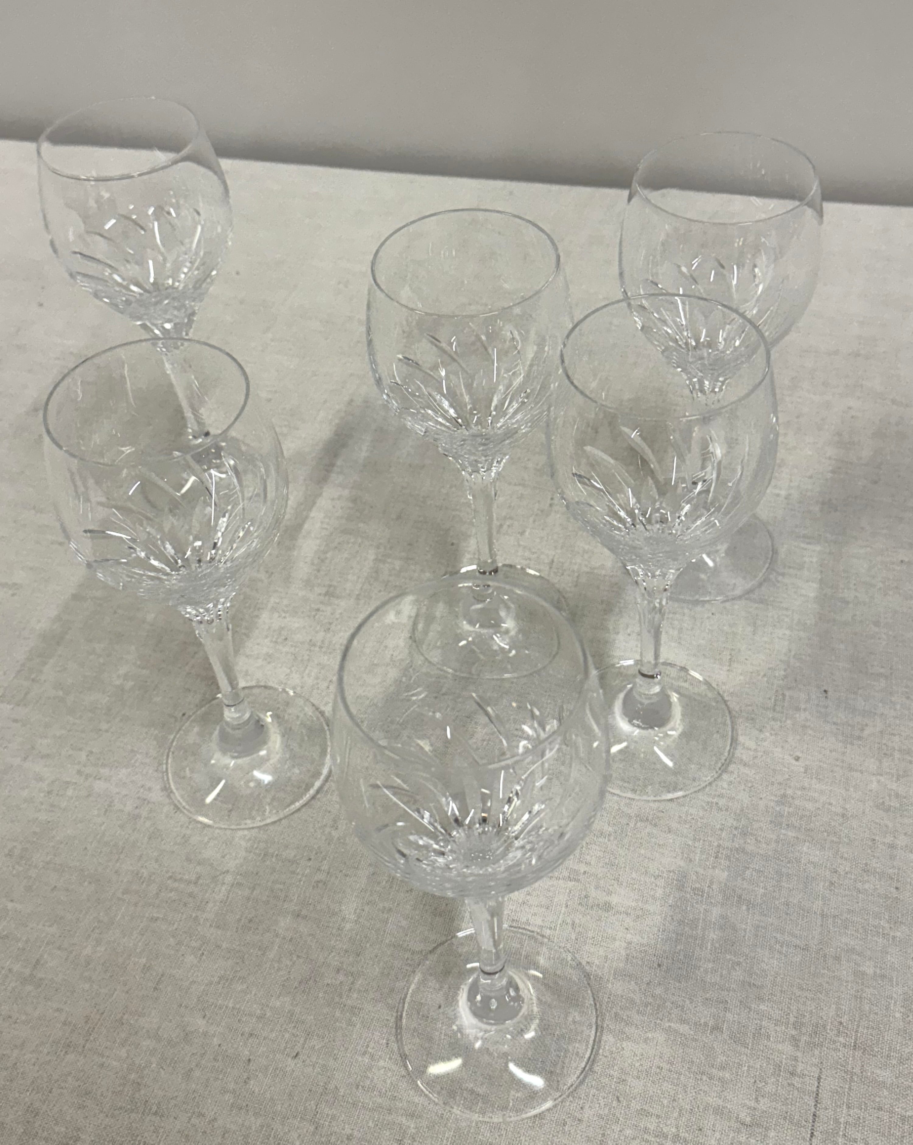 SCHOTT-ZWIESEL 'Carousel' Crystal Water Goblets Set of 6