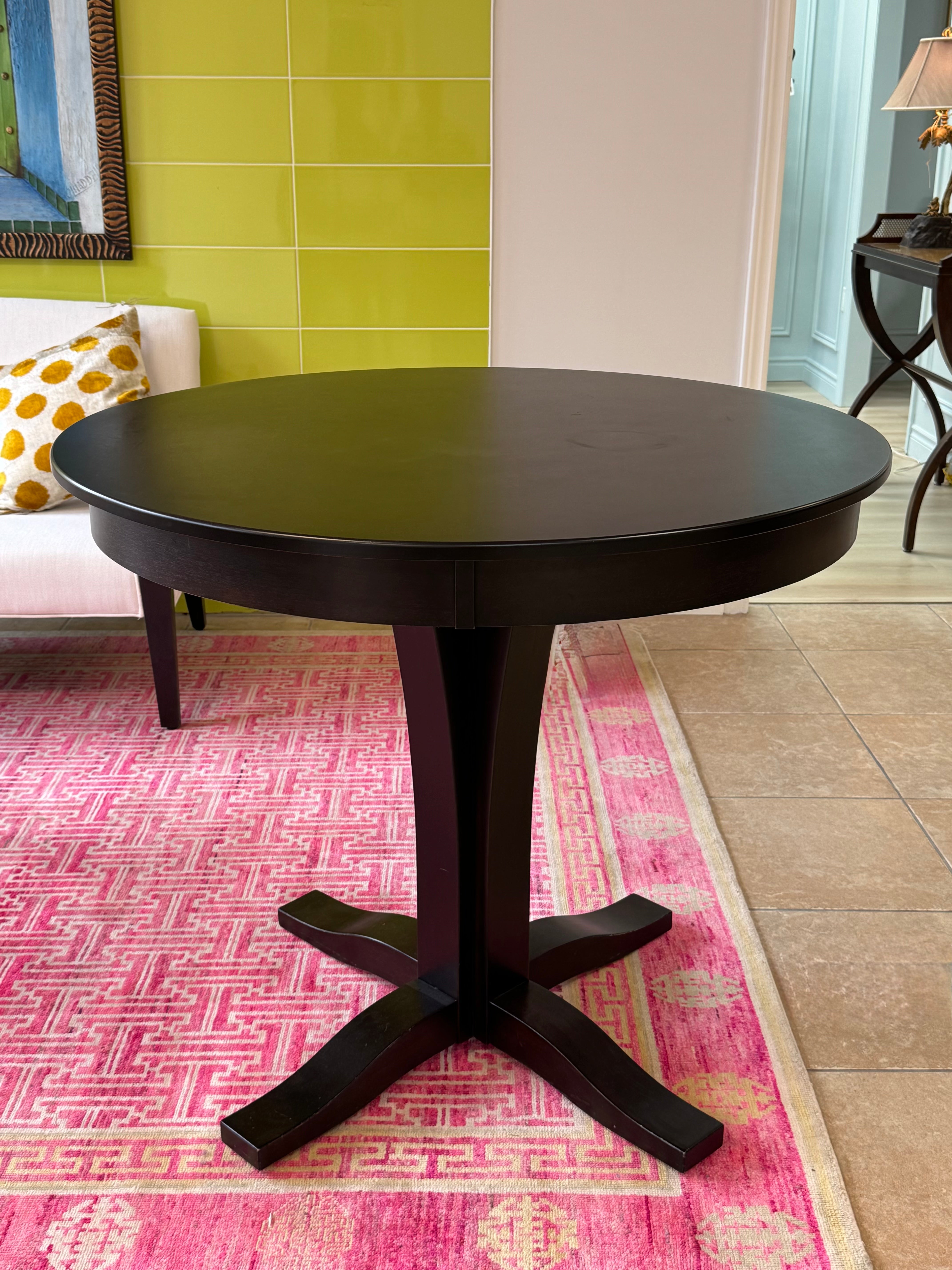 Ebony Counter-height Bistro Table & 4 Chairs