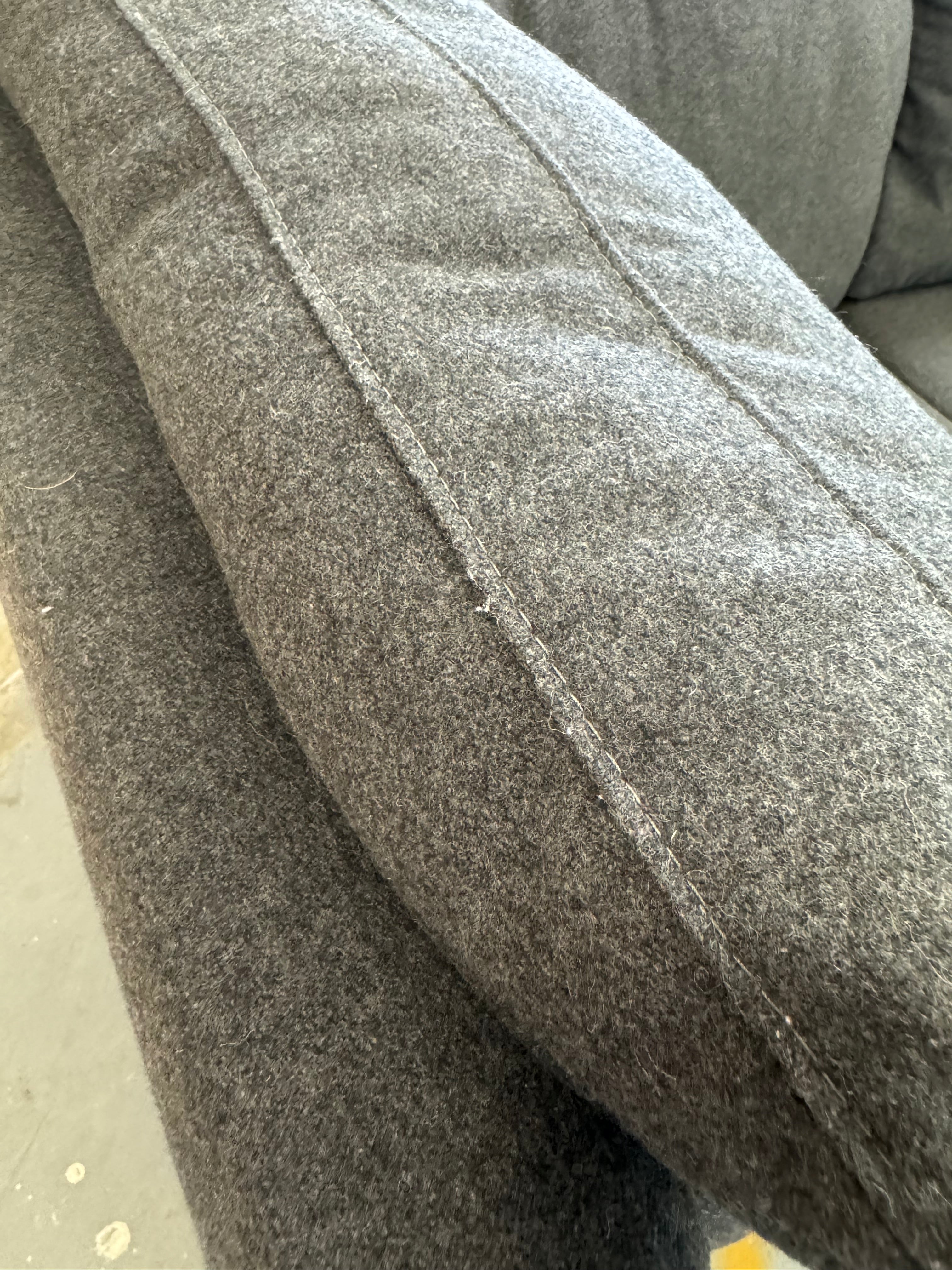 EQ3 'Salema' Steel Gray 88" Sofa