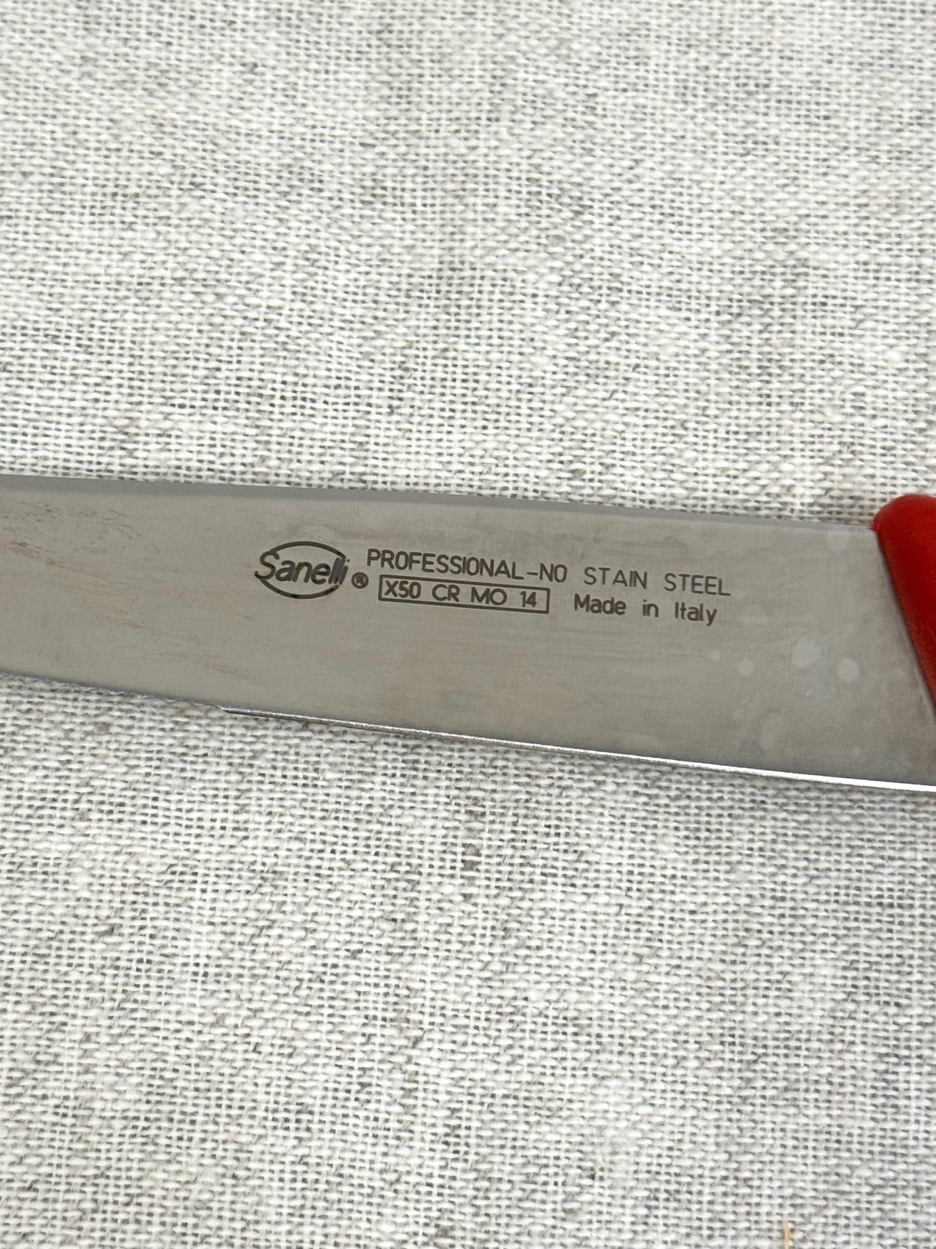 SANELLI Steak Knives Set of 8 in Wooden Box