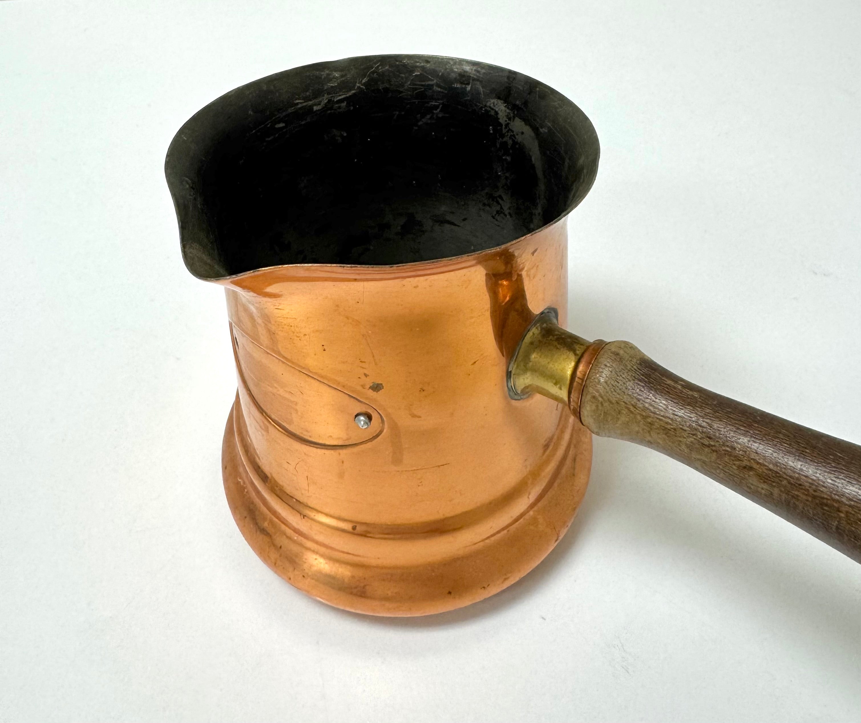 Vintage 'Le Saucier' Copper Sauce Pot