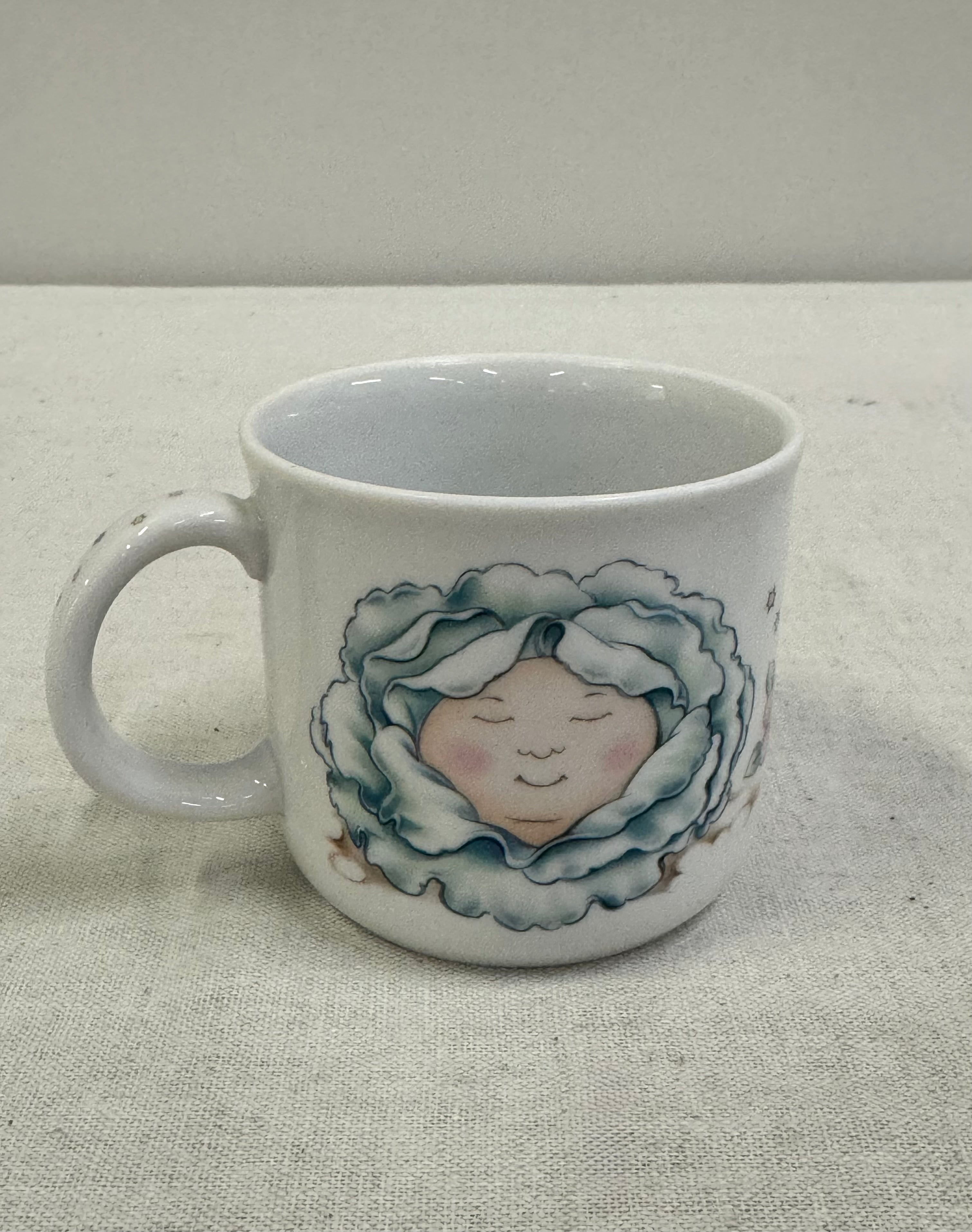 Vintage ROYAL WORCESTER 'Cabbage Patch' Bowl & Mug Set