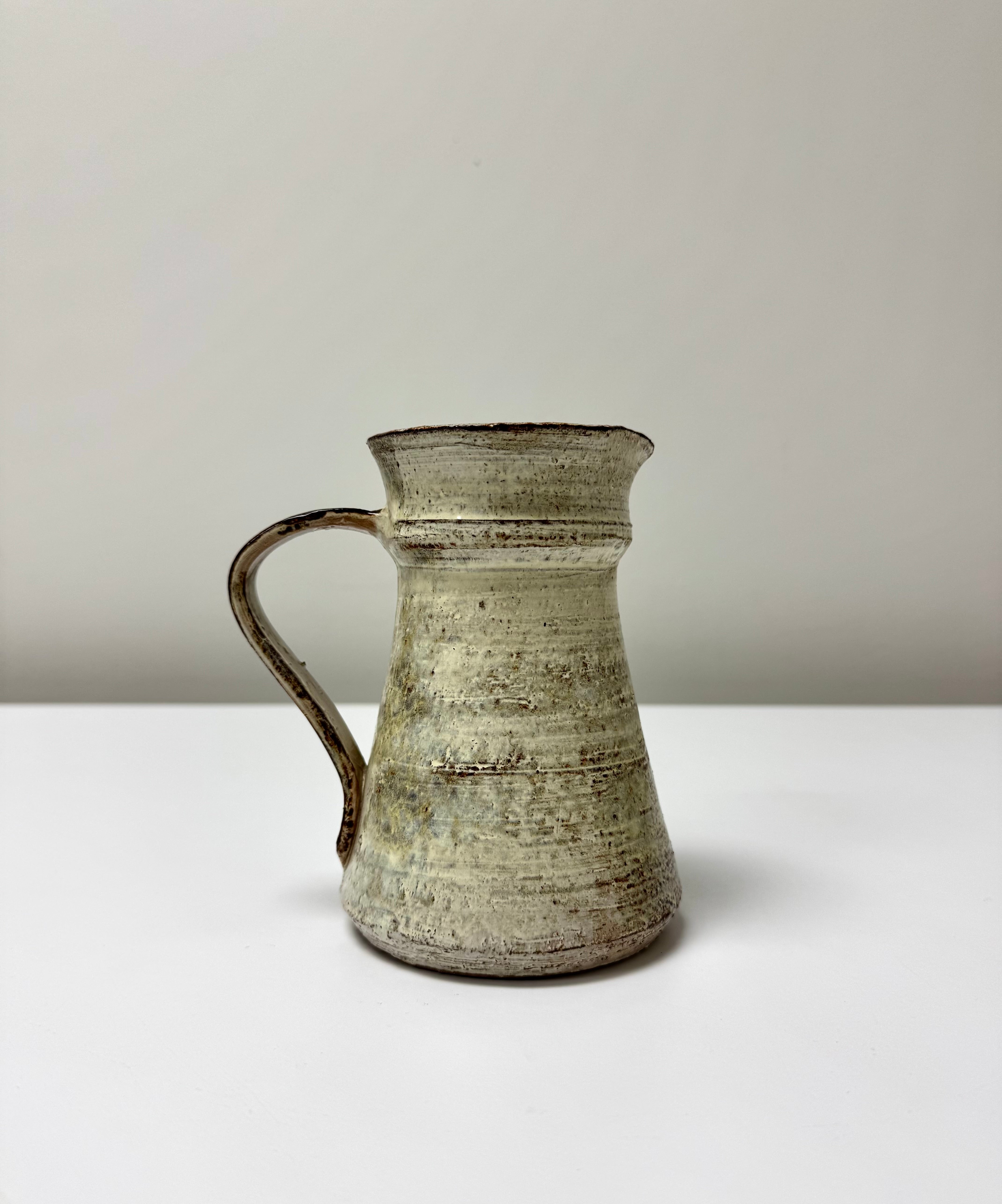 Hand-made Pottery Pitcher