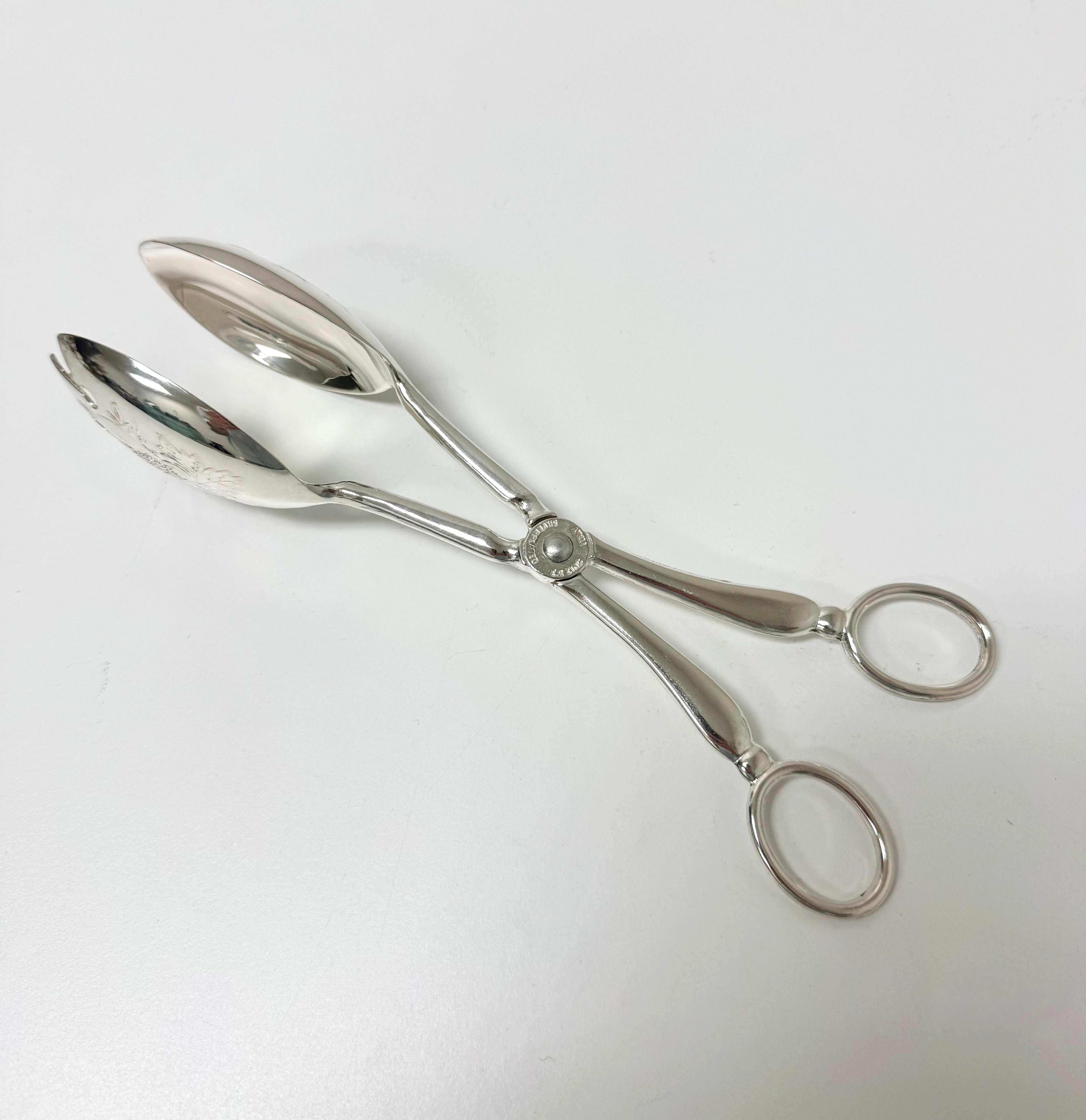 Vintage Silverplate Serving Tongs