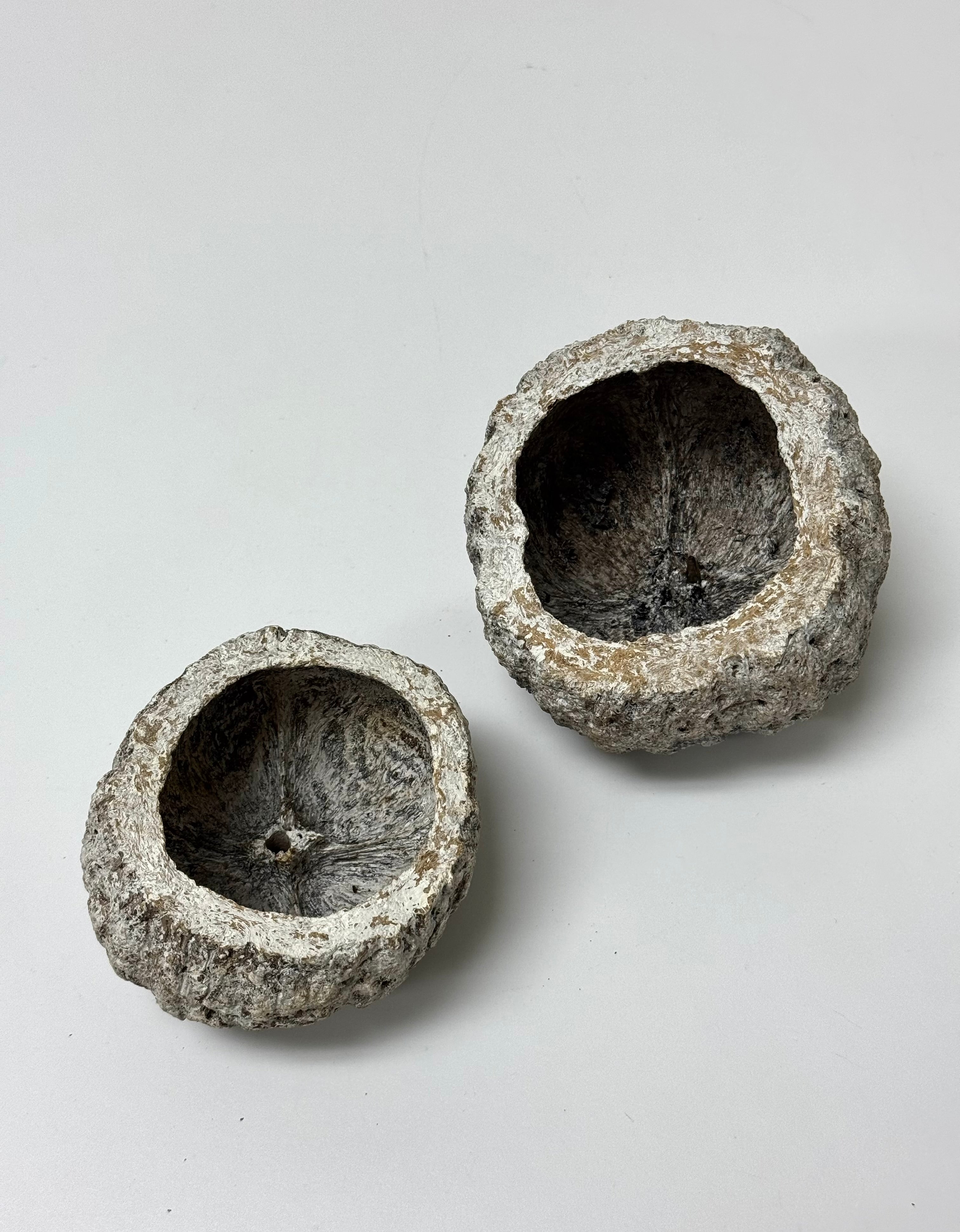 Faux Stone Garden Bowls Set of 2