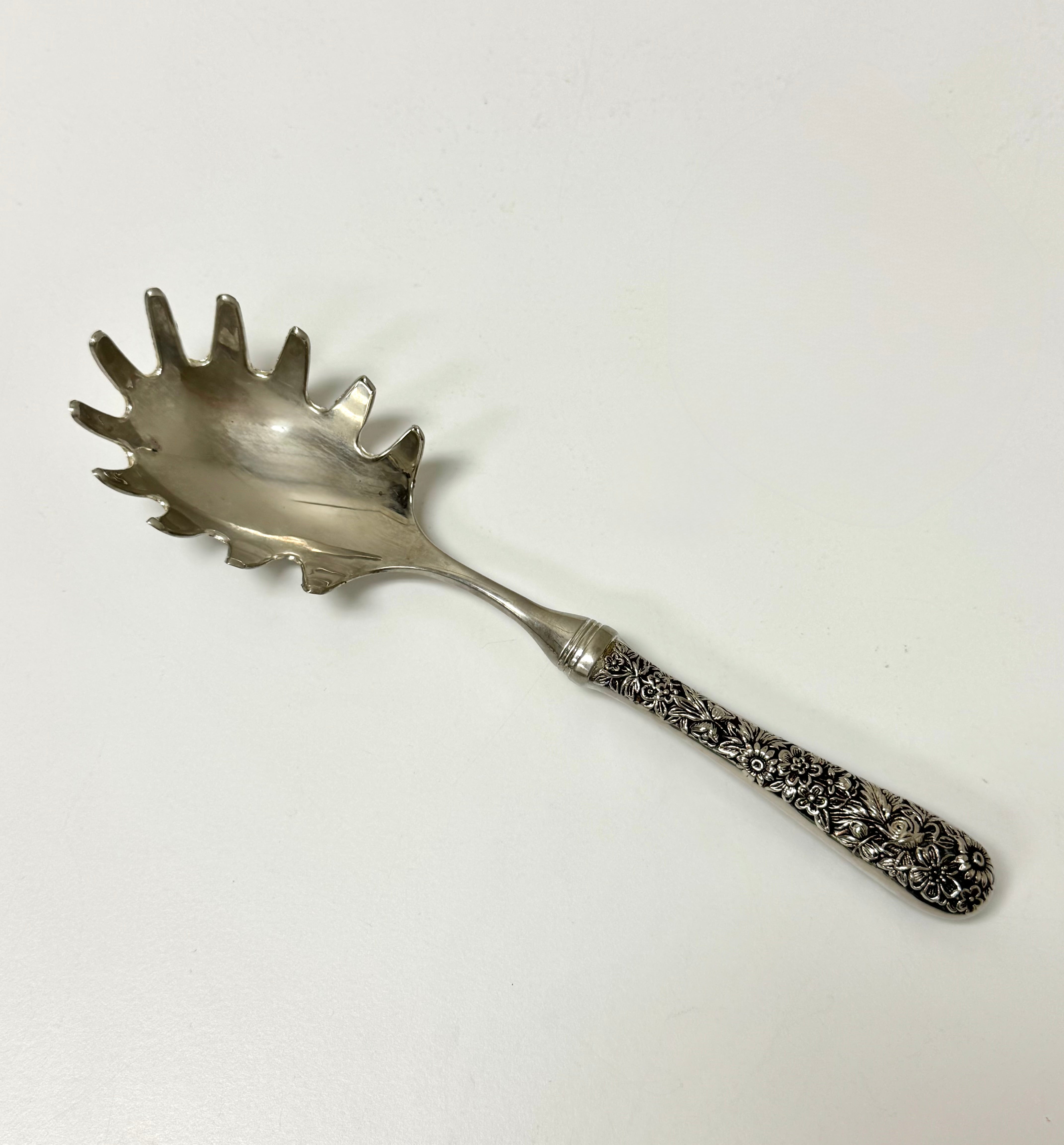 Vintage GODINGER Silverplate Pasta Server