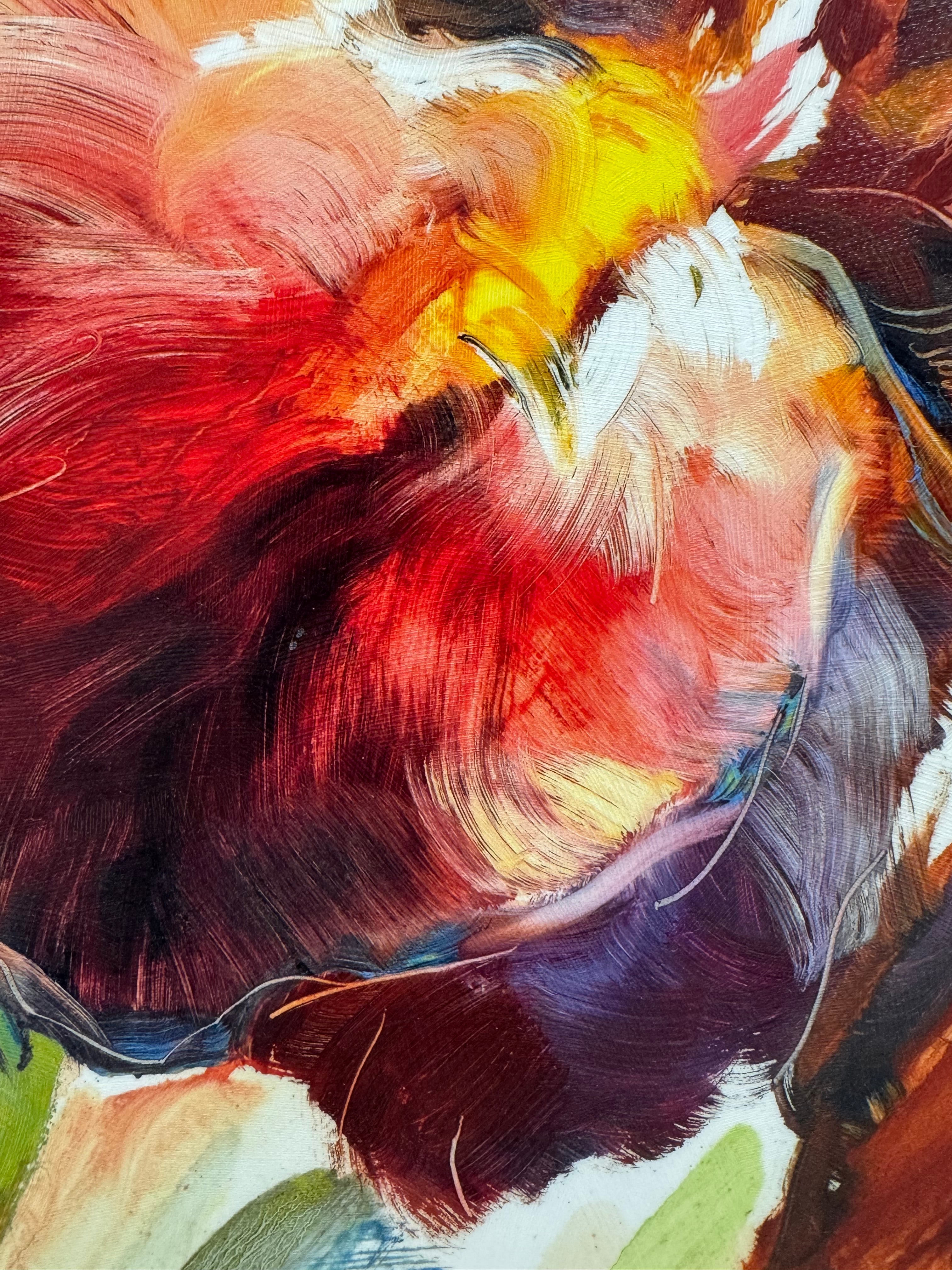 'Colors of Iris II' Canvas Art