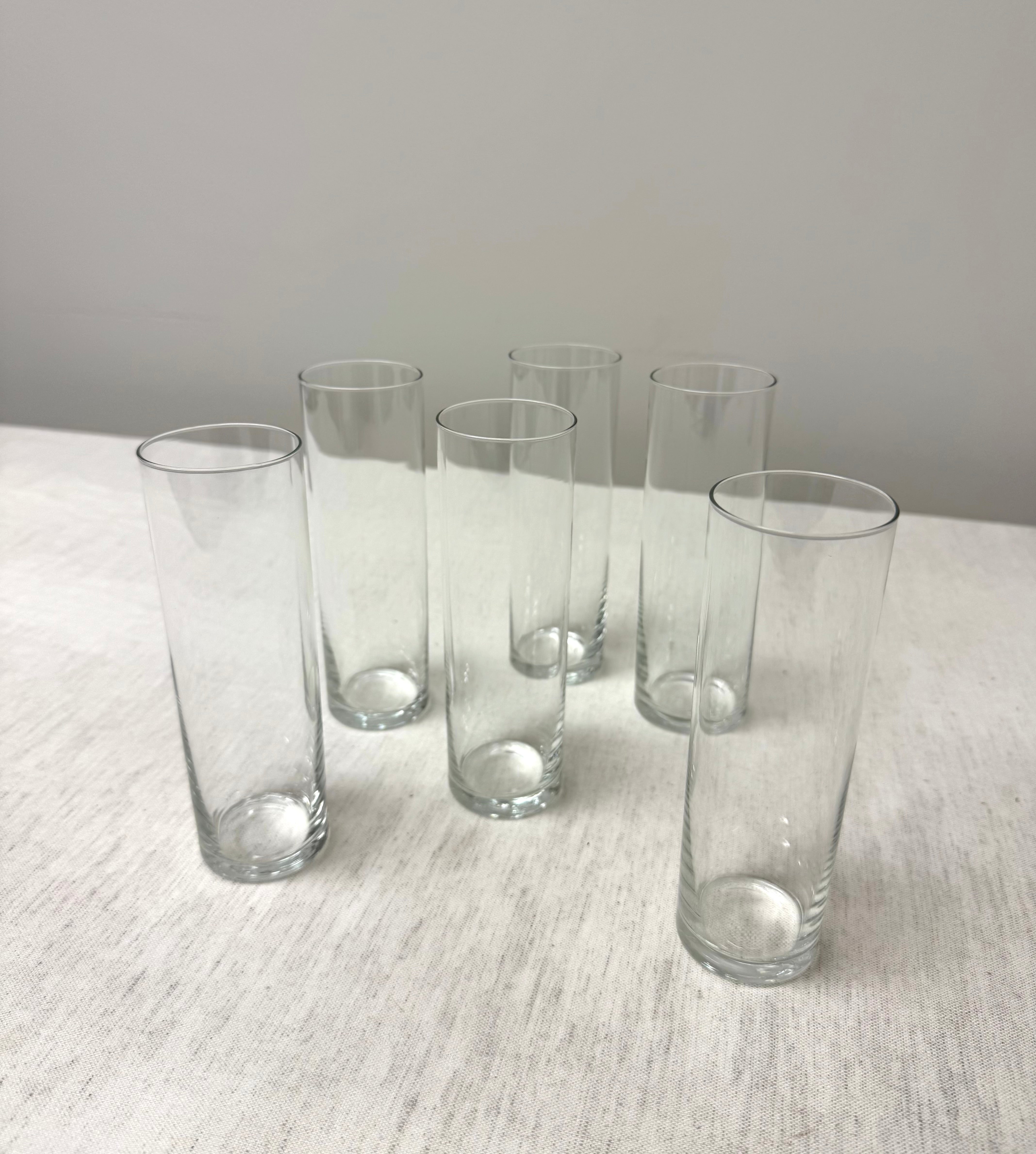 Cylinder Highball Glasses Set of 6