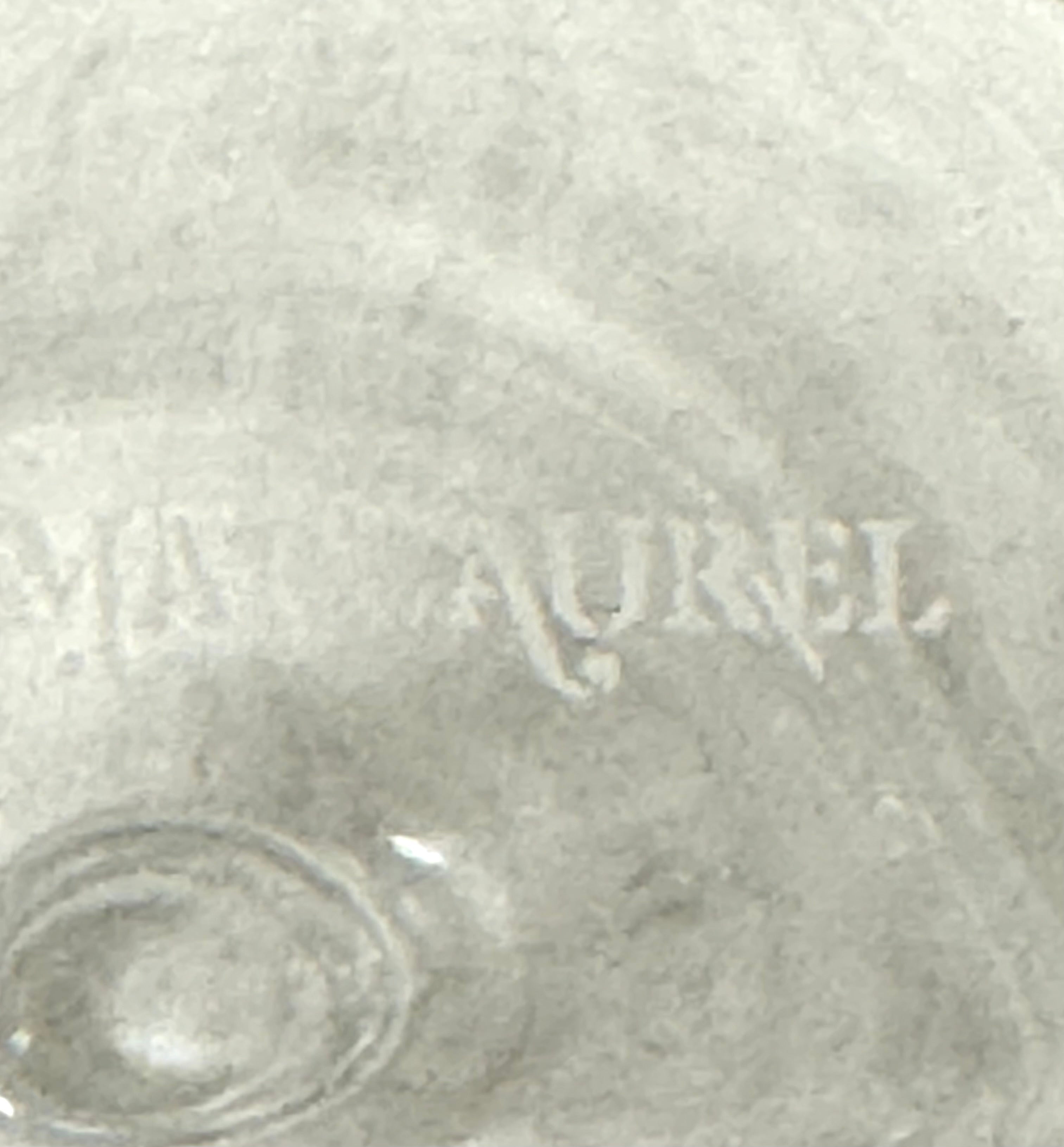 Vintage MARC AUREL Modernist Crystal Decanter