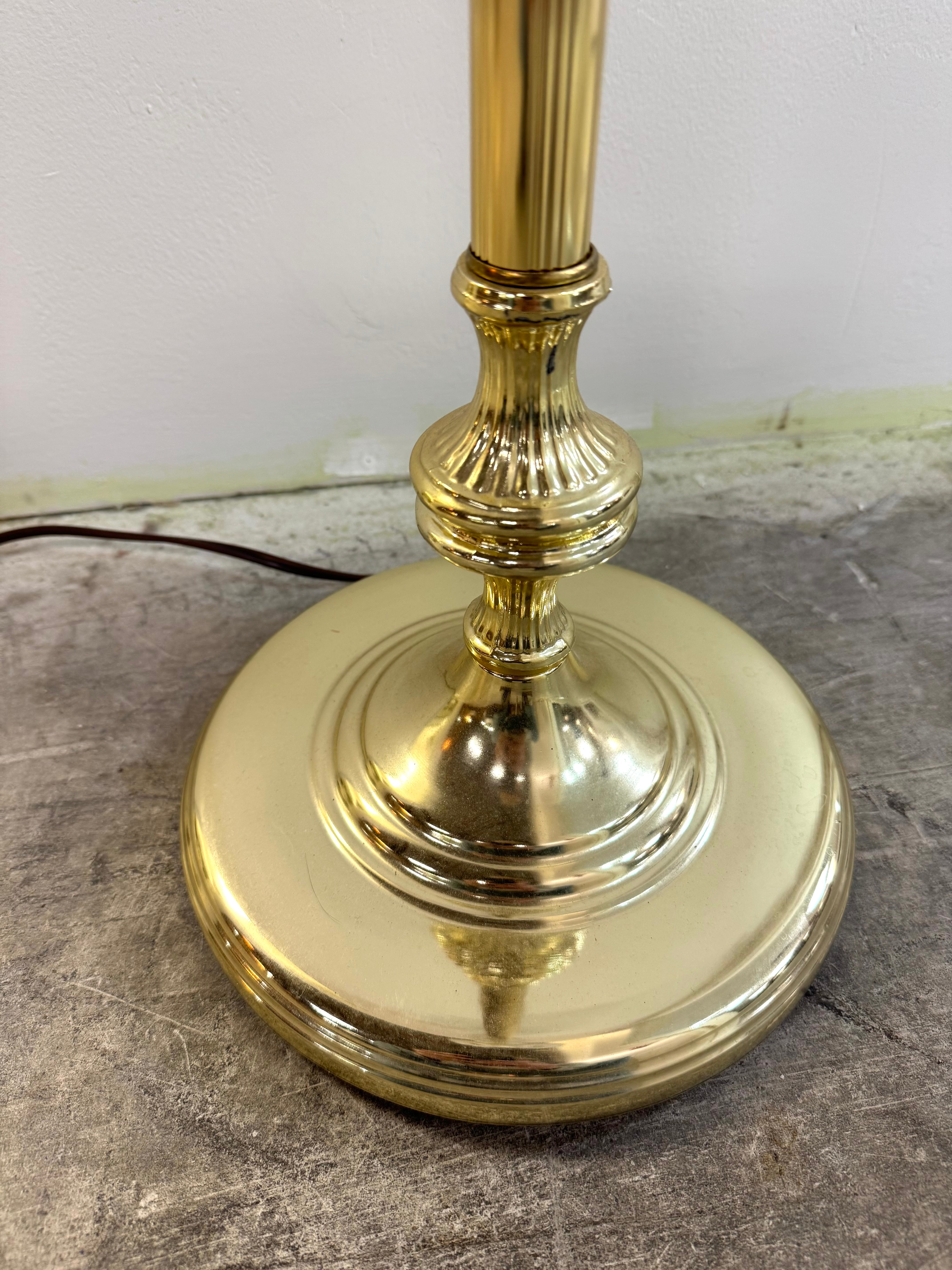 Polished Brass Floor Lamp