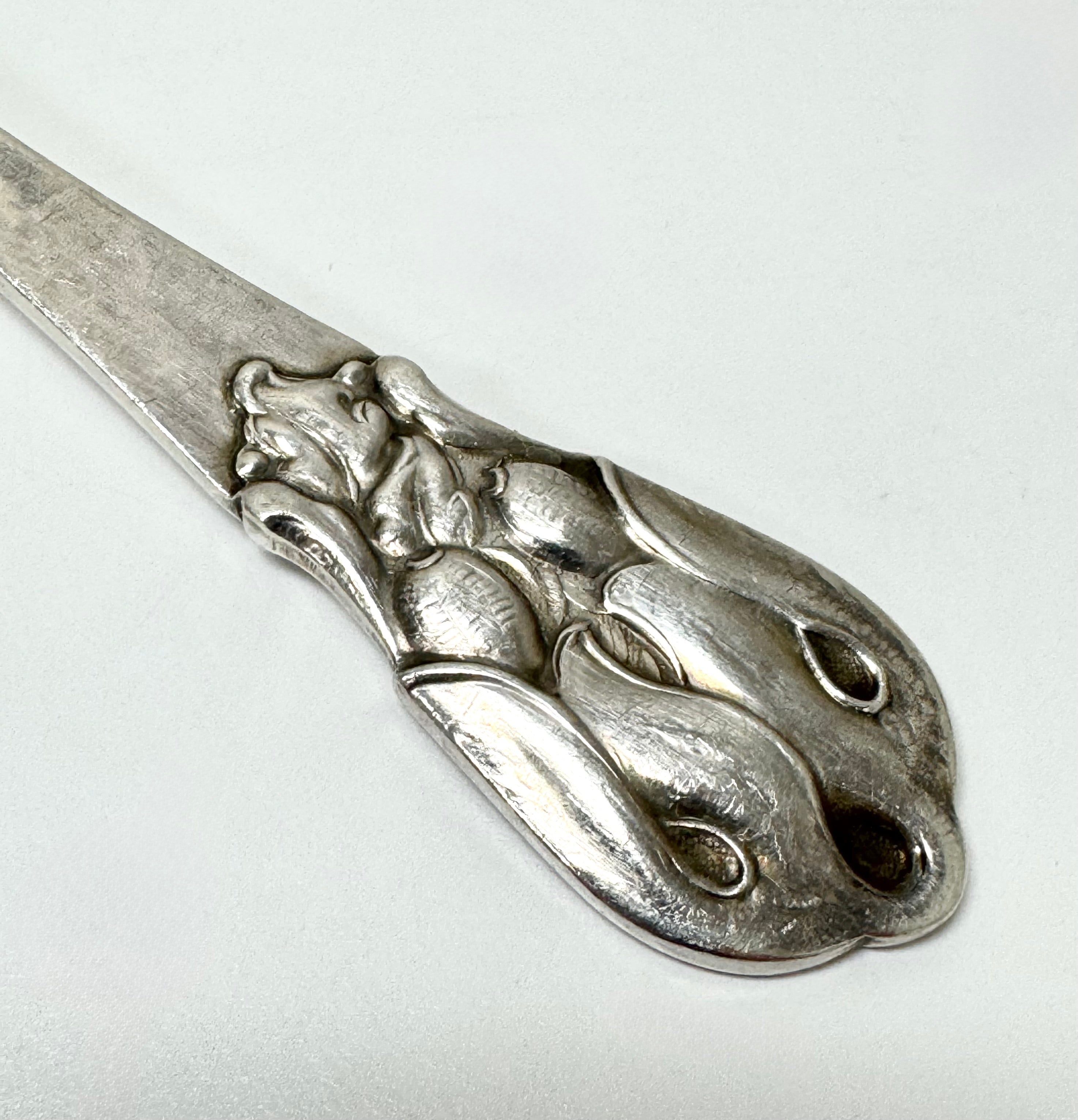 Vintage Sterling PETERSEN 'Blossom' Cold Meat Fork
