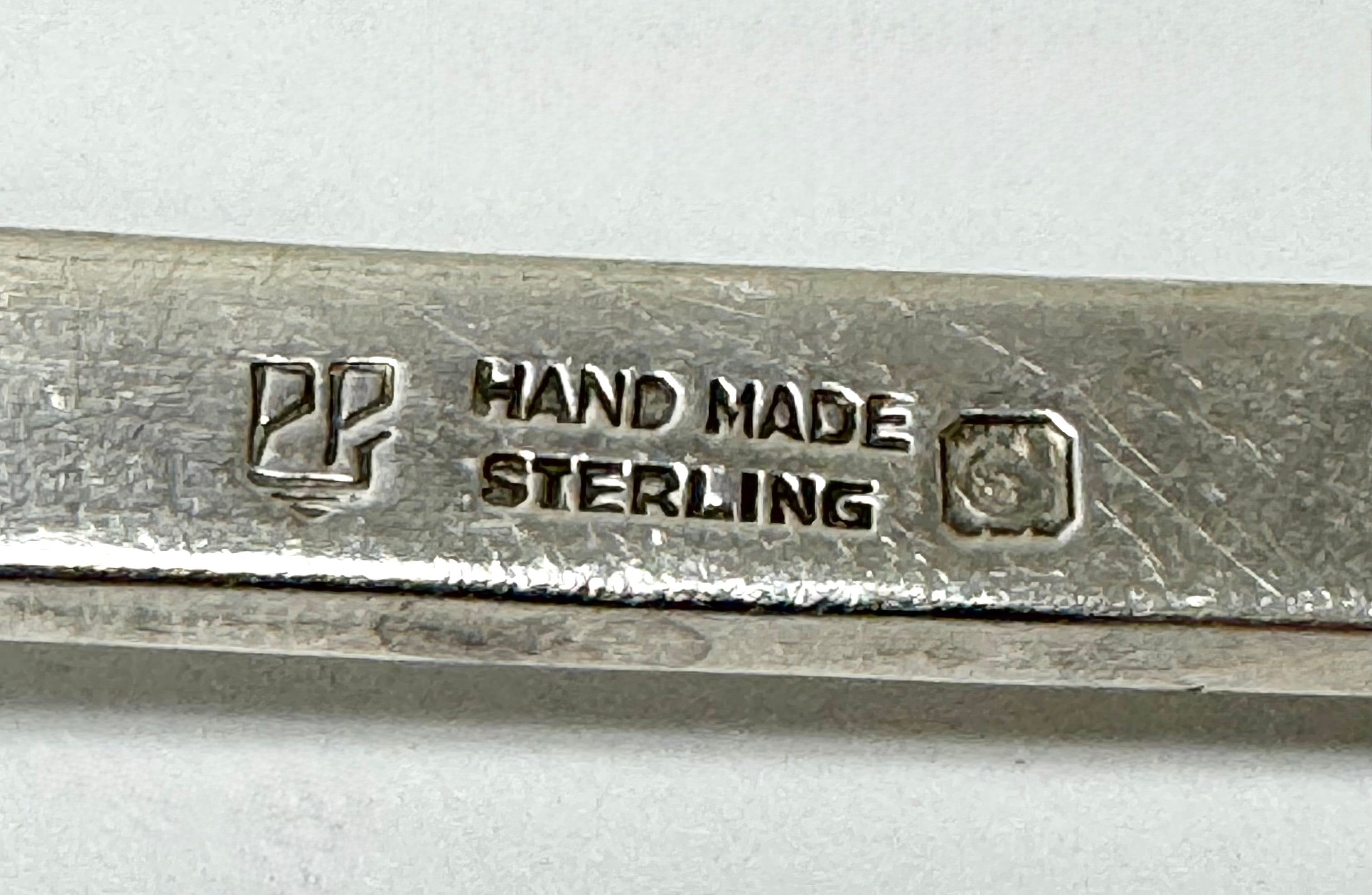 Vintage Sterling PETERSEN 'Blossom' Cold Meat Fork
