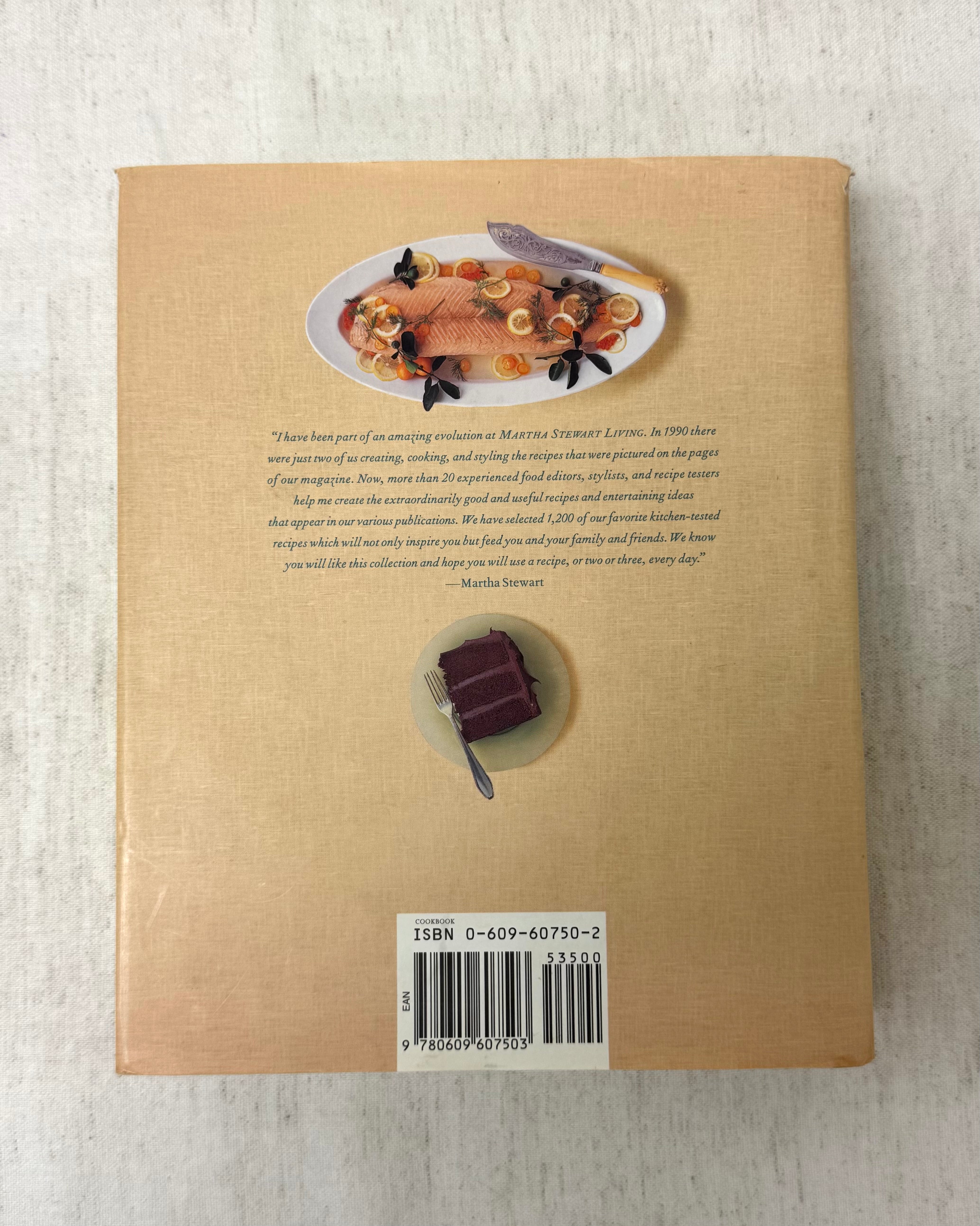 'The Martha Stewart Living Cookbook' Hardcover (First Edition)