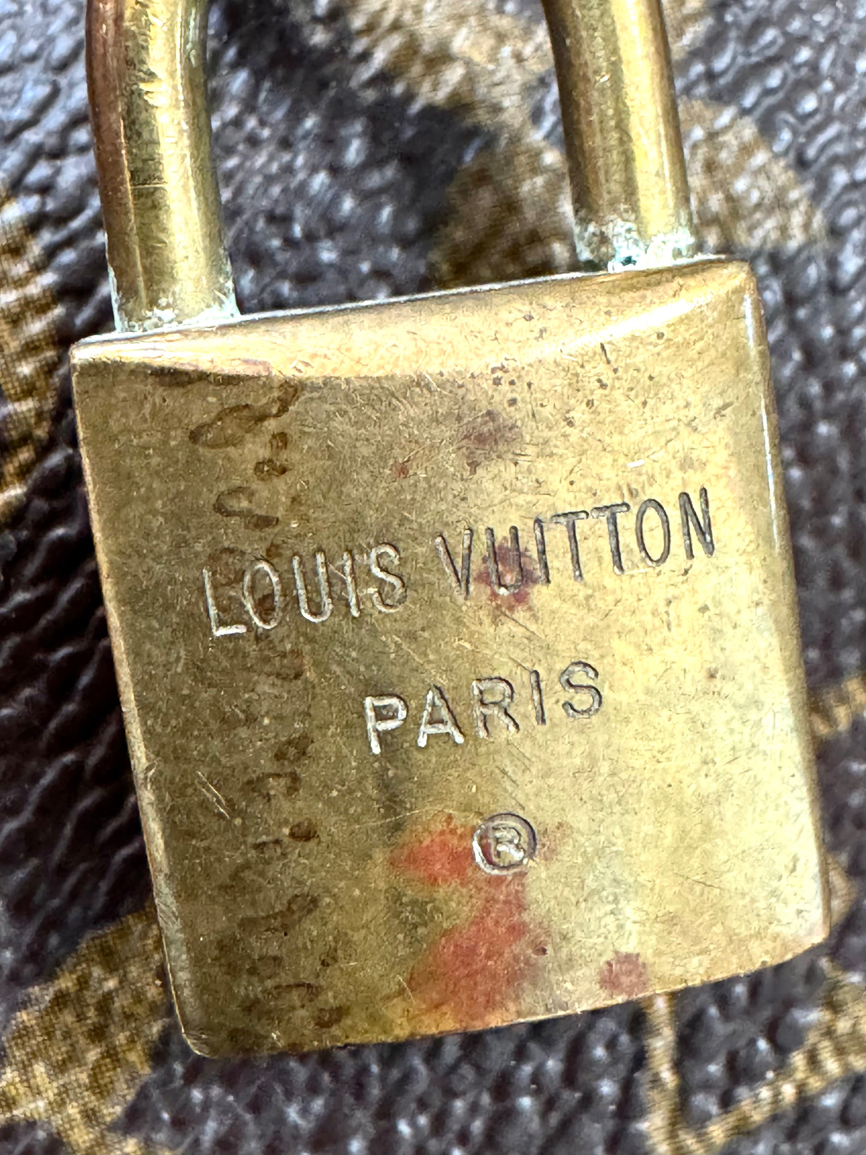 Vintage LOUIS VUITTON 'Sirius' Monogram Soft Suitcase