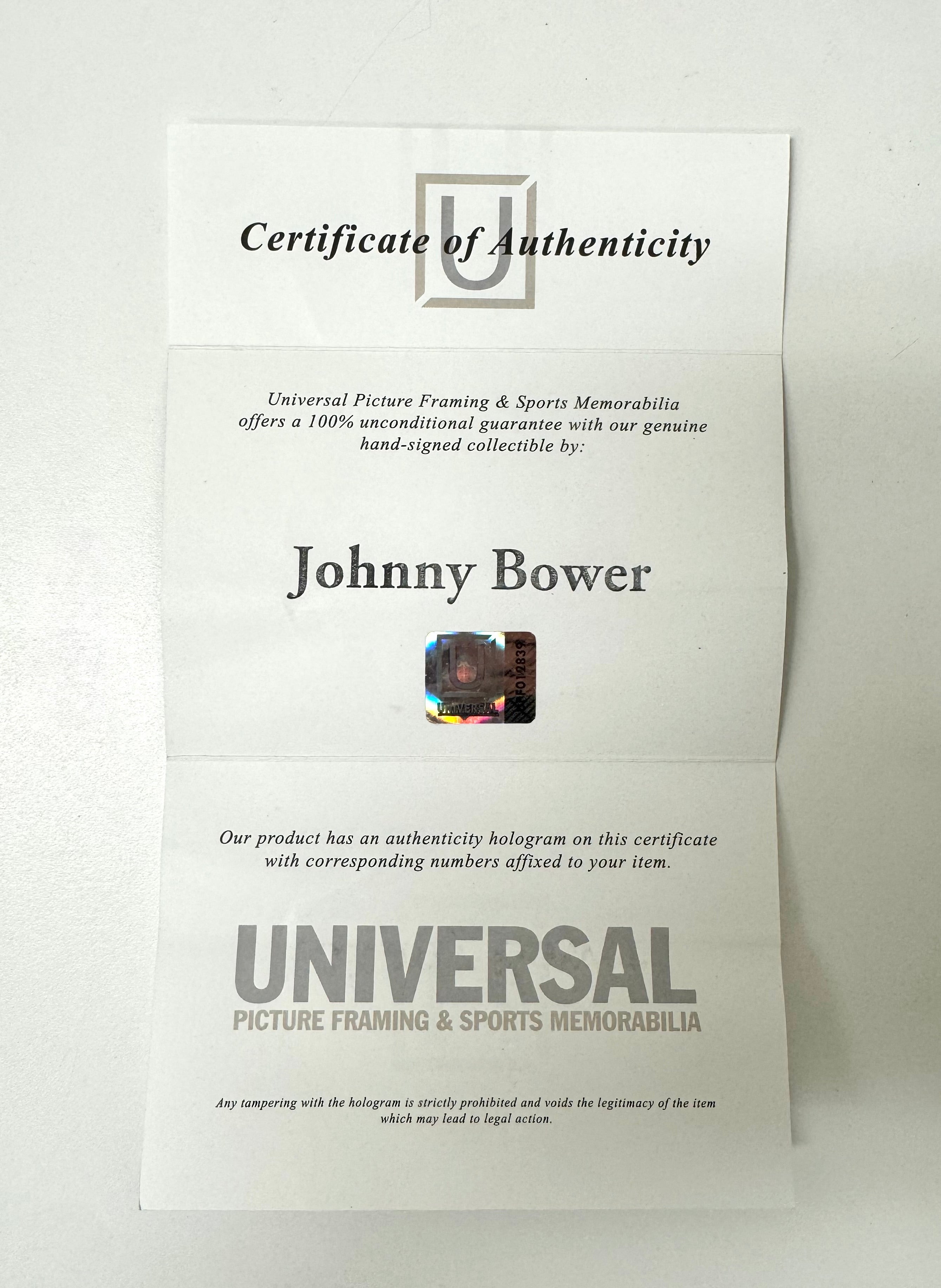 'Johnny Bower' Limited Edition Signed Photograph