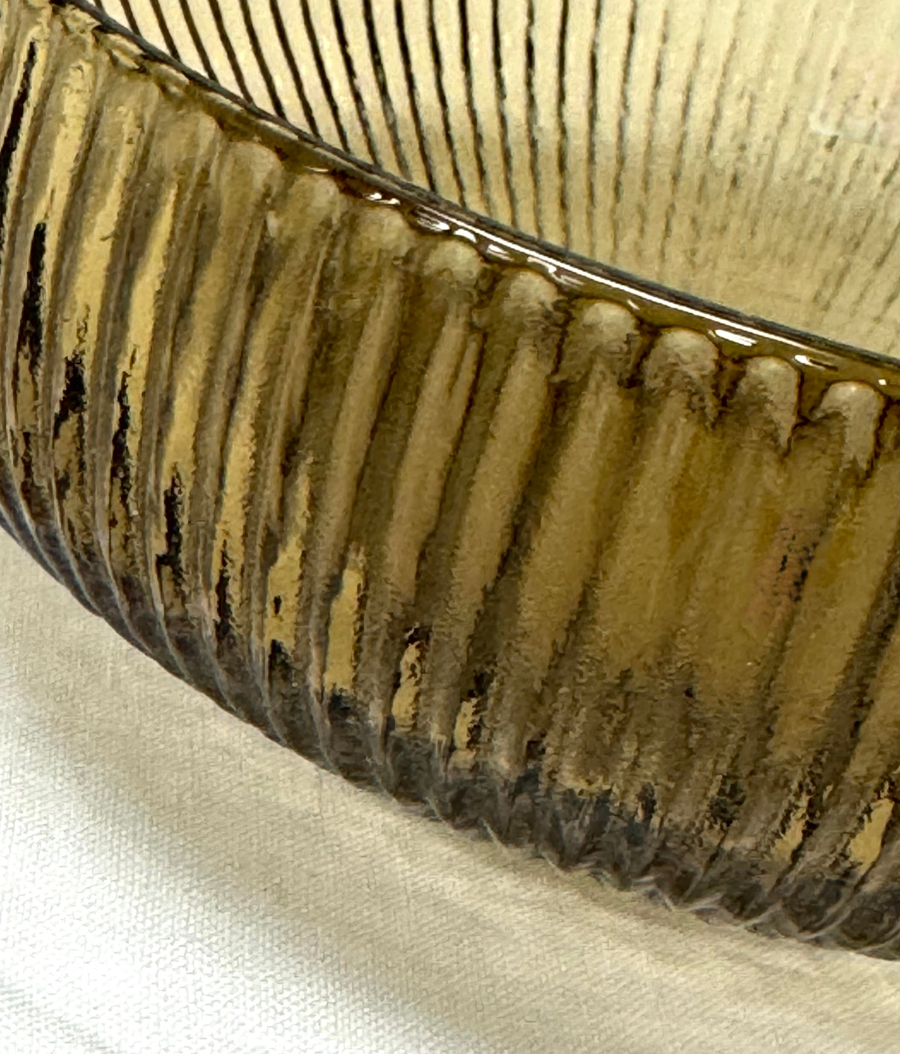 E.O. BRODY Tawny Smoked Glass Bowl