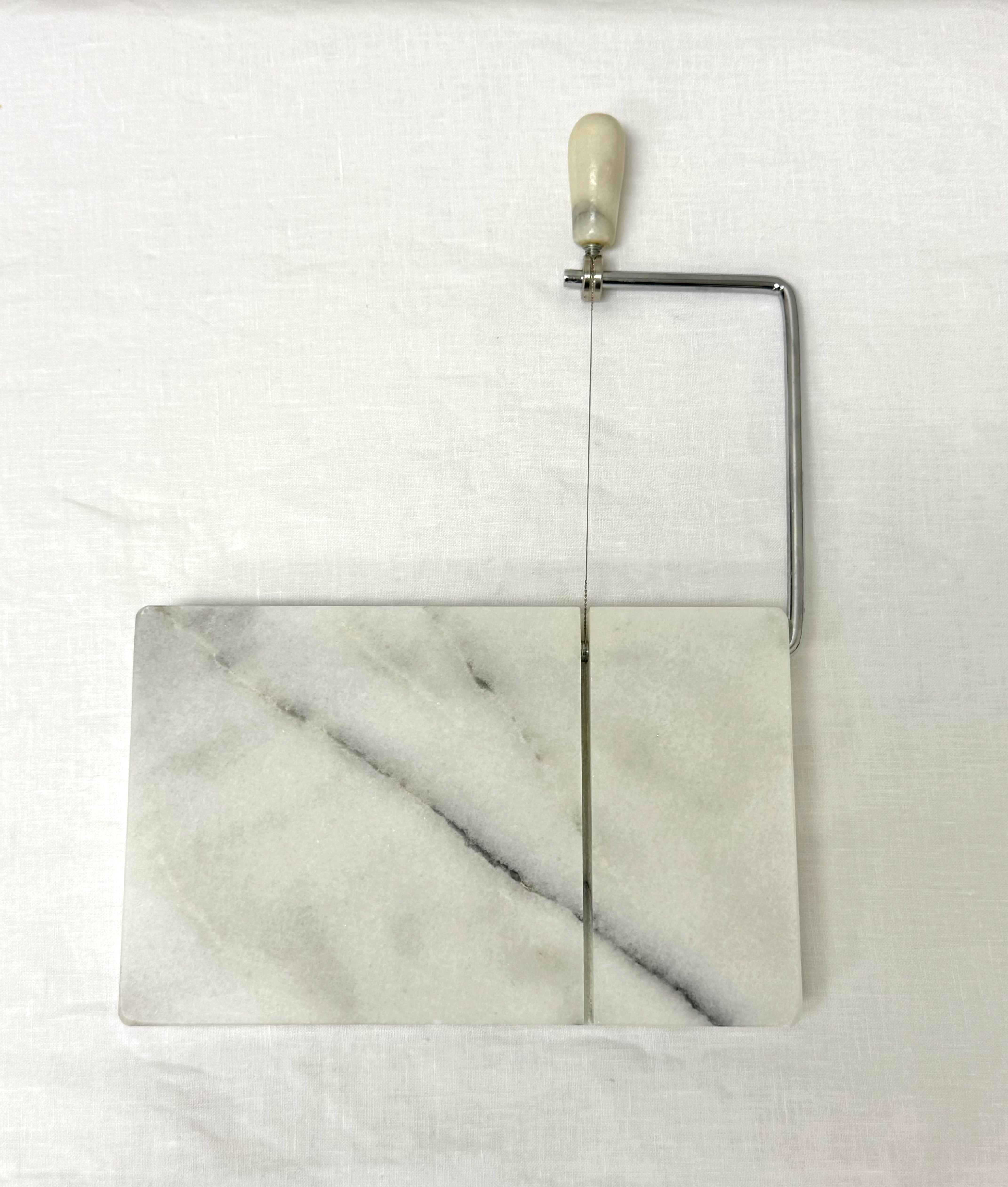 White Marble Cheese Slicer