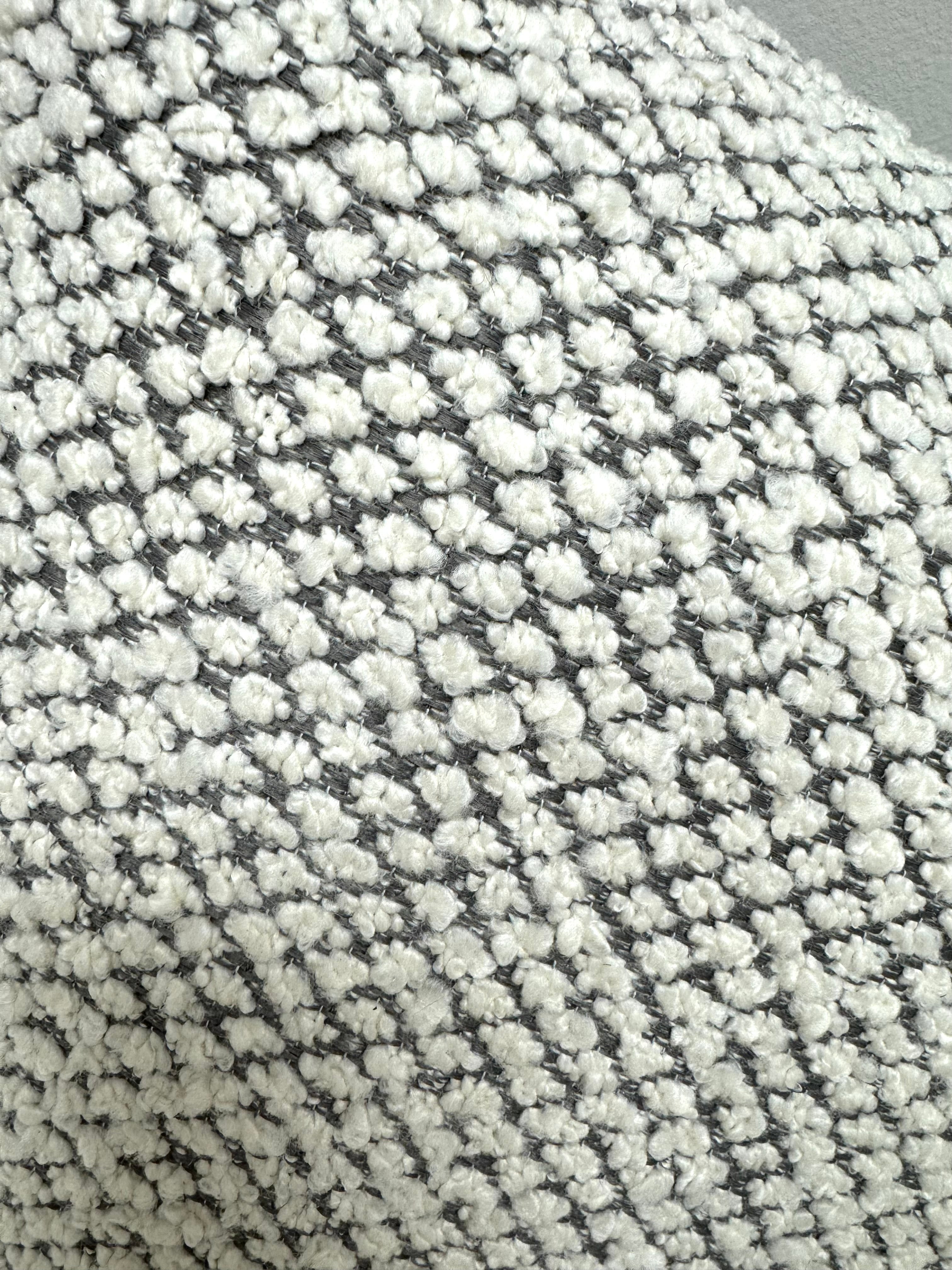 Gray & Ivory Textured 21" x 17" Pillow