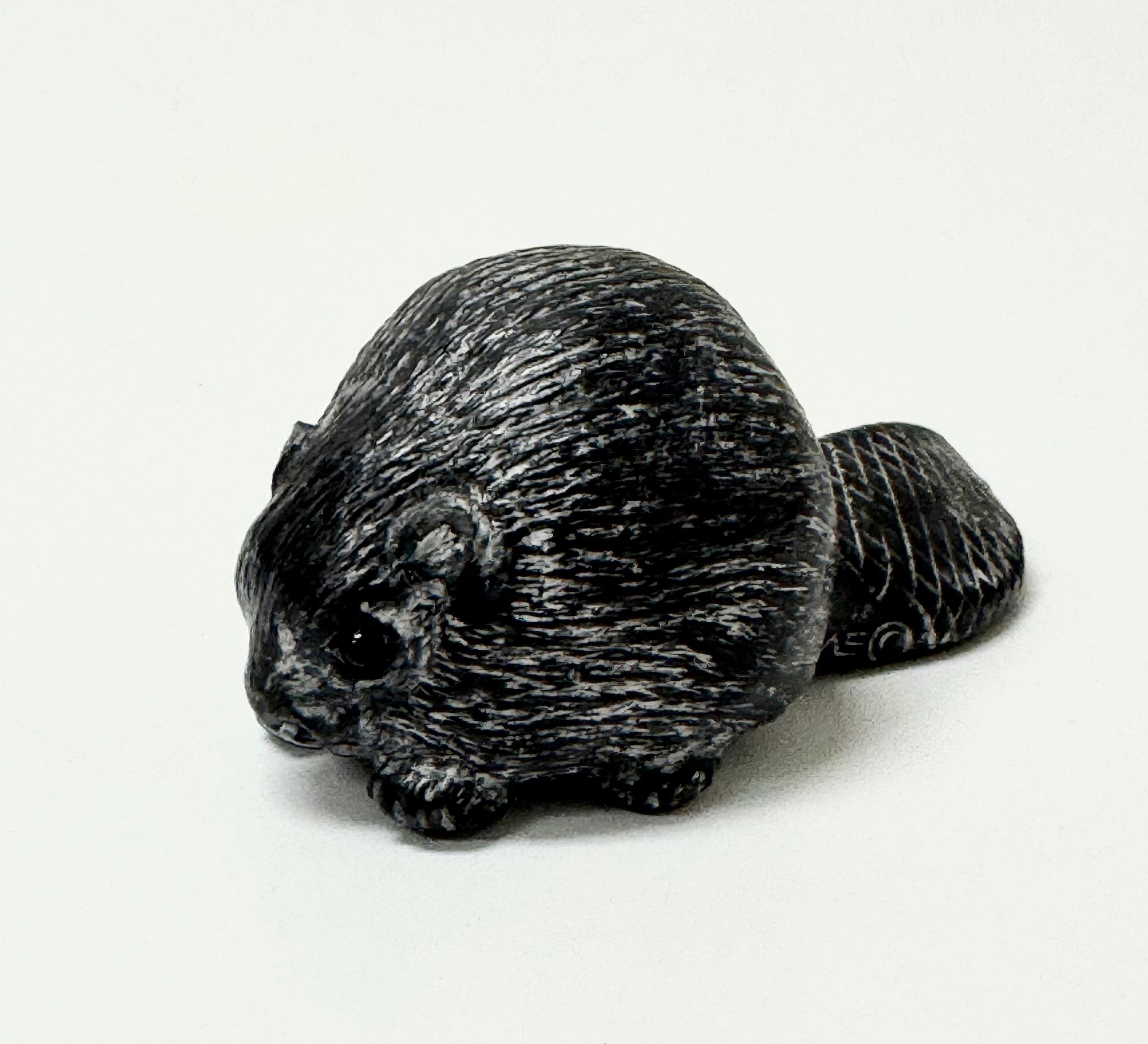 Vintage WOLF Beaver Sculpture