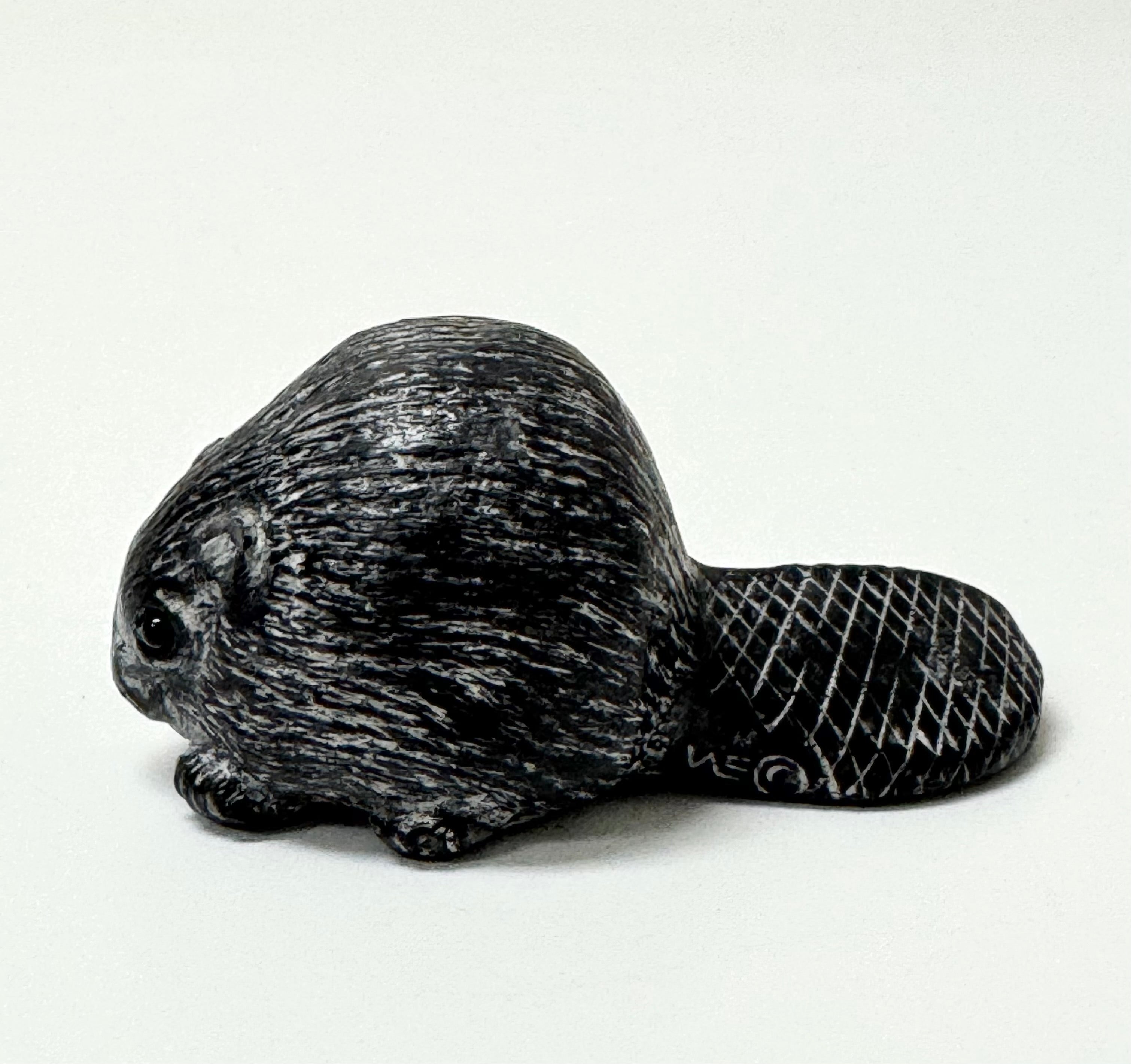 Vintage WOLF Beaver Sculpture