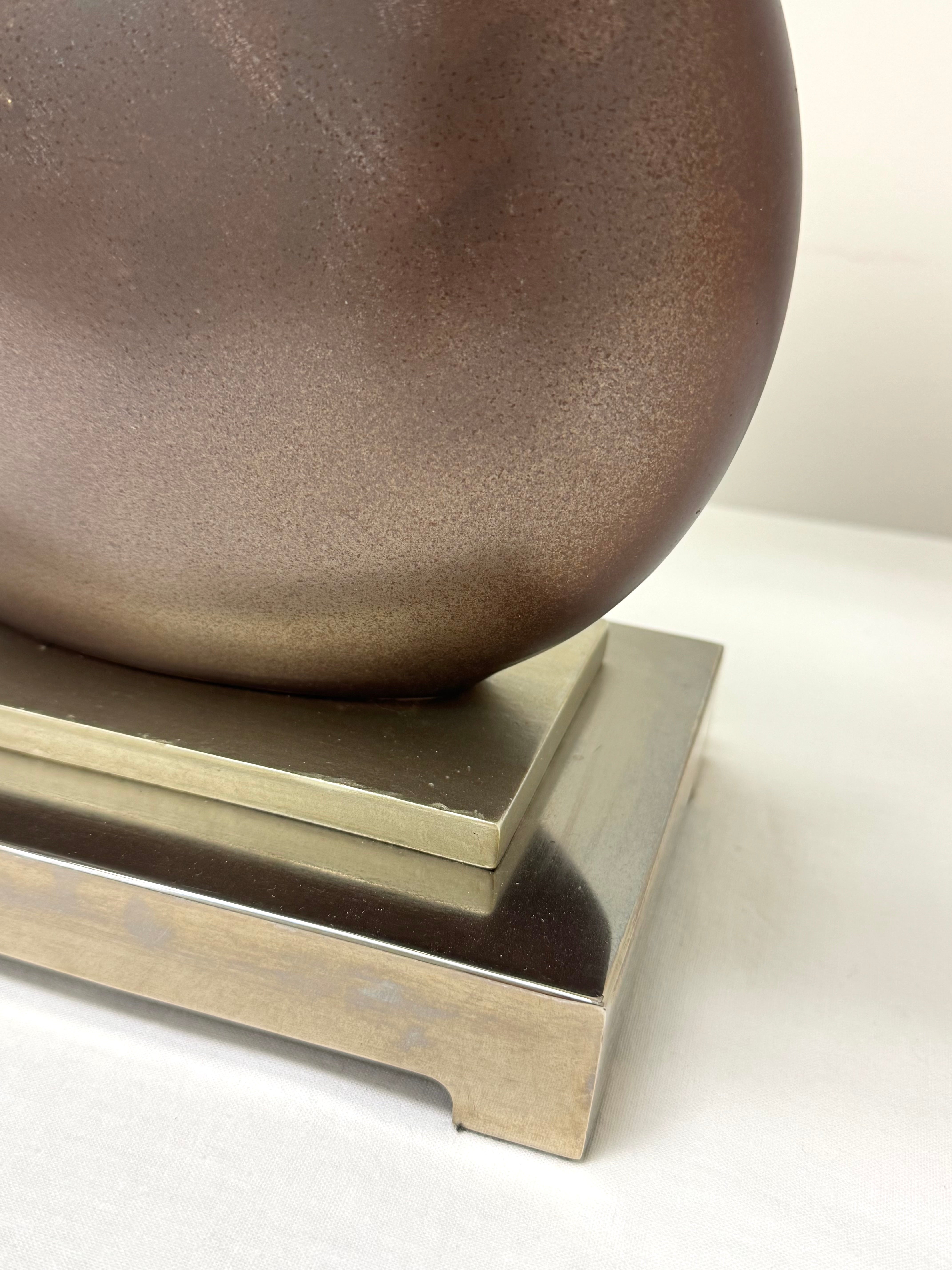 UTTERMOST Bronze Flat Sphere Lamp