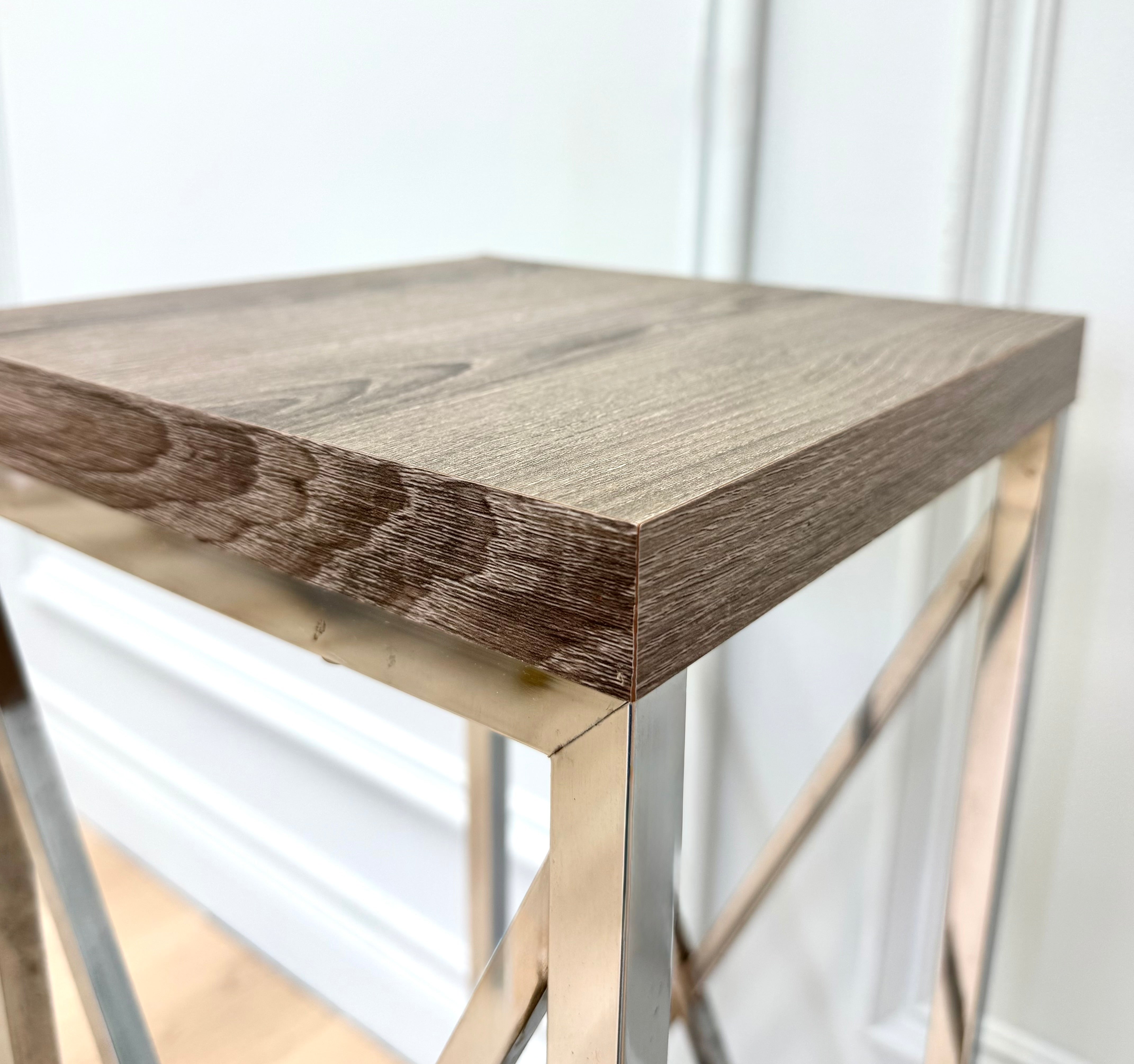 Chrome X Accent Table