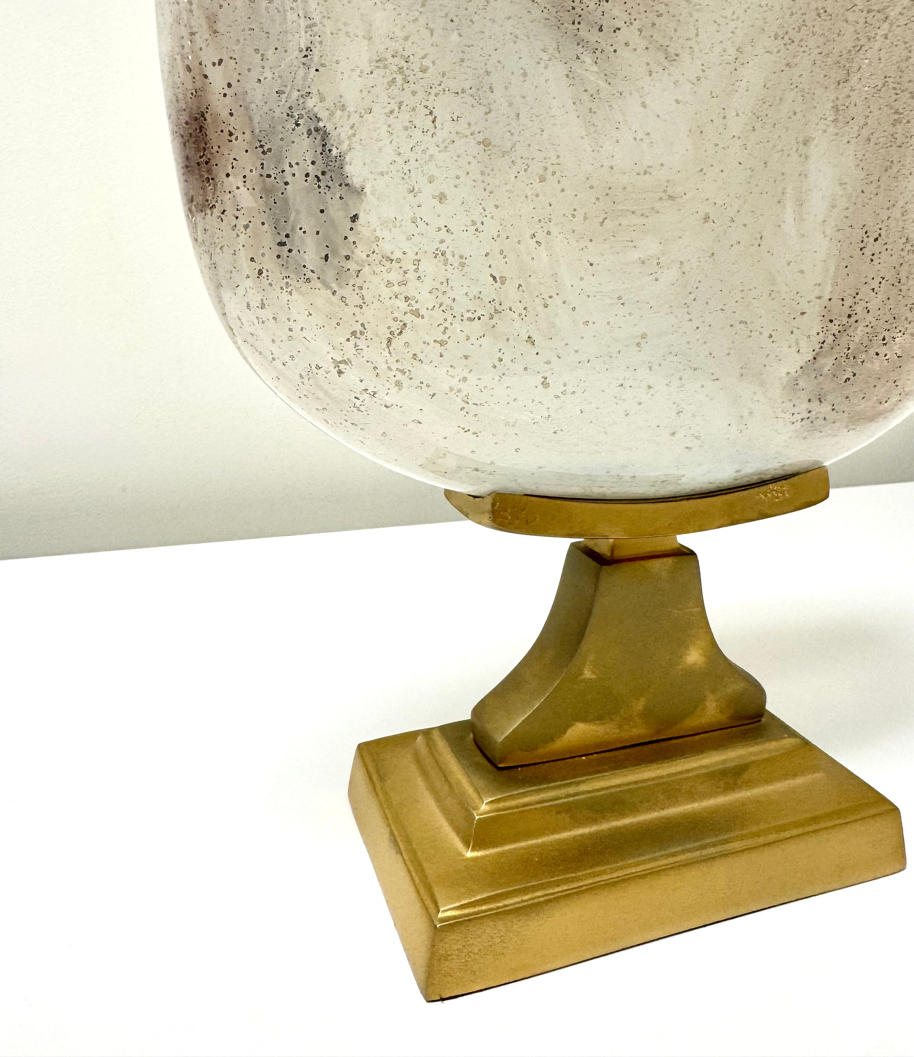 Marbleized Pedestal Bowl