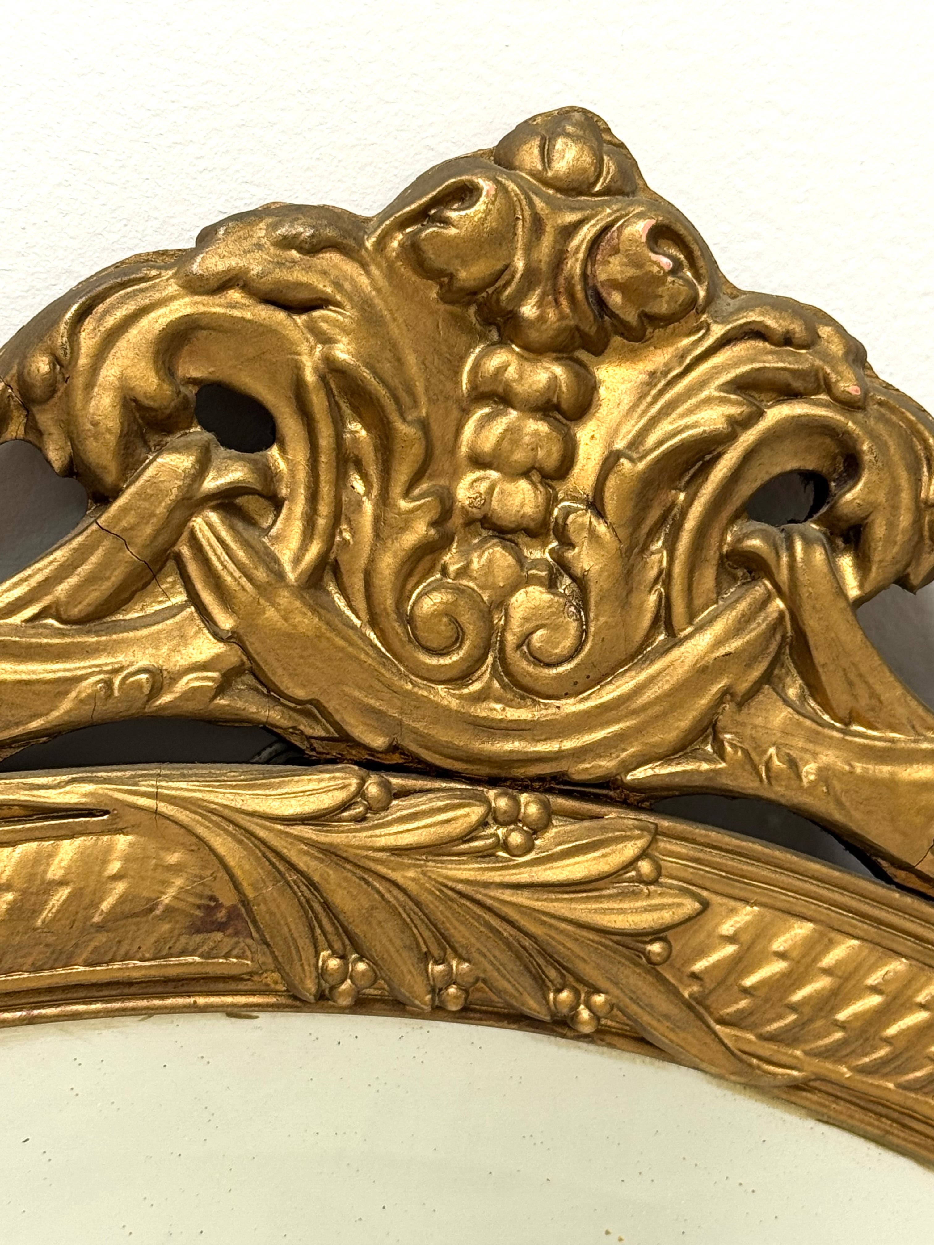 Vintage French Giltwood Mirror