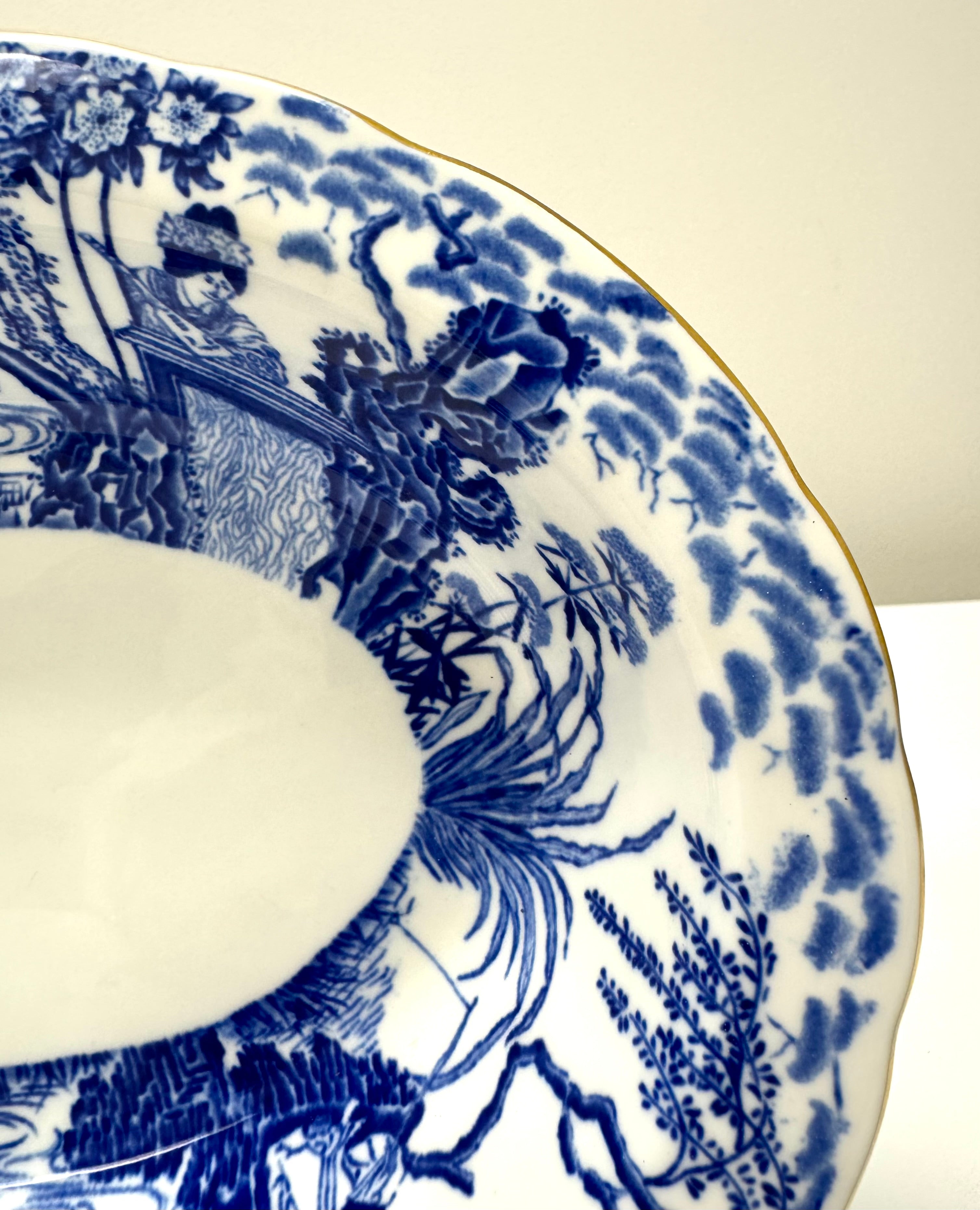 ROYAL CROWN DERBY 'Mikado' Oval Serving Dish