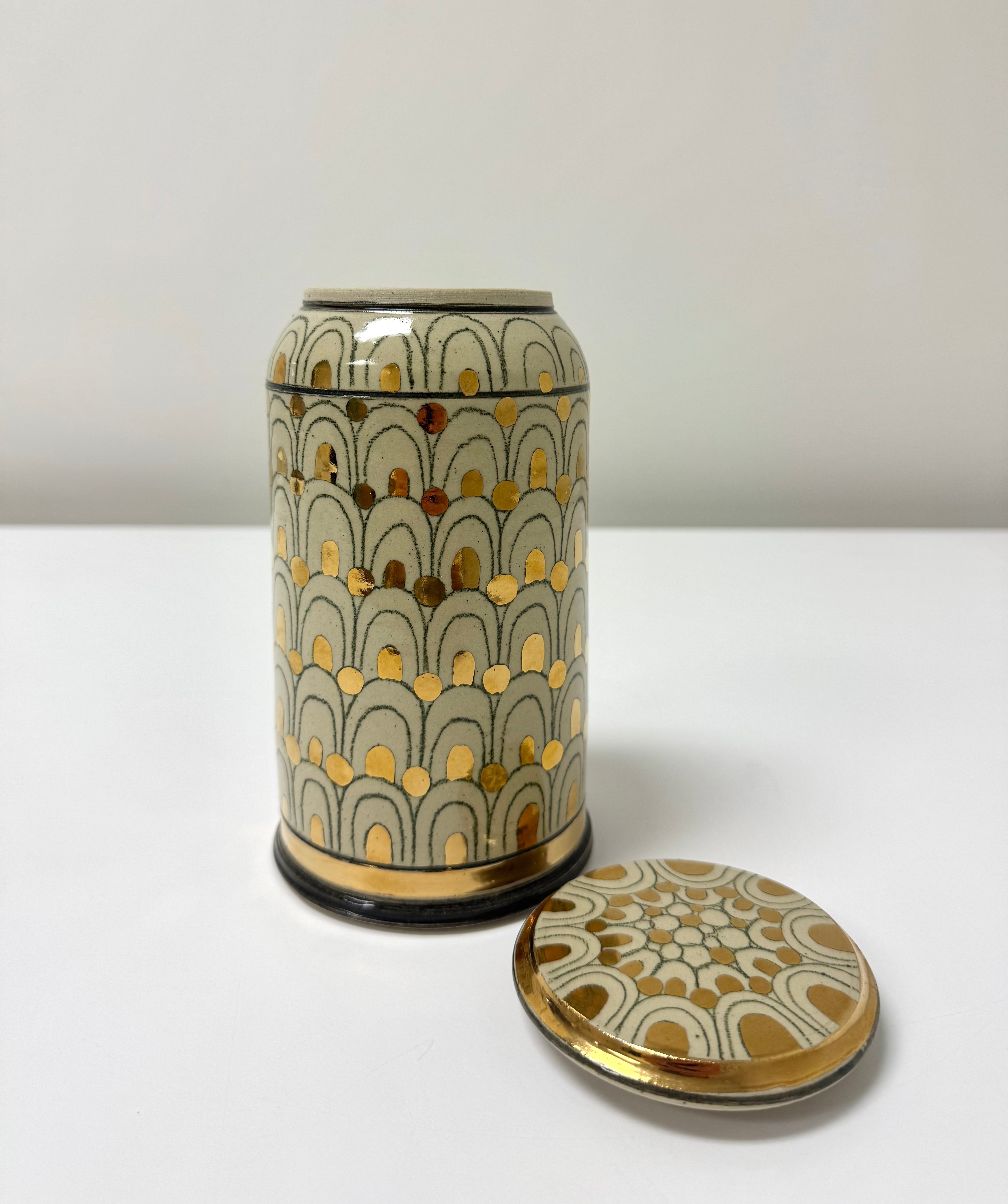 Art Deco Lidded Jar