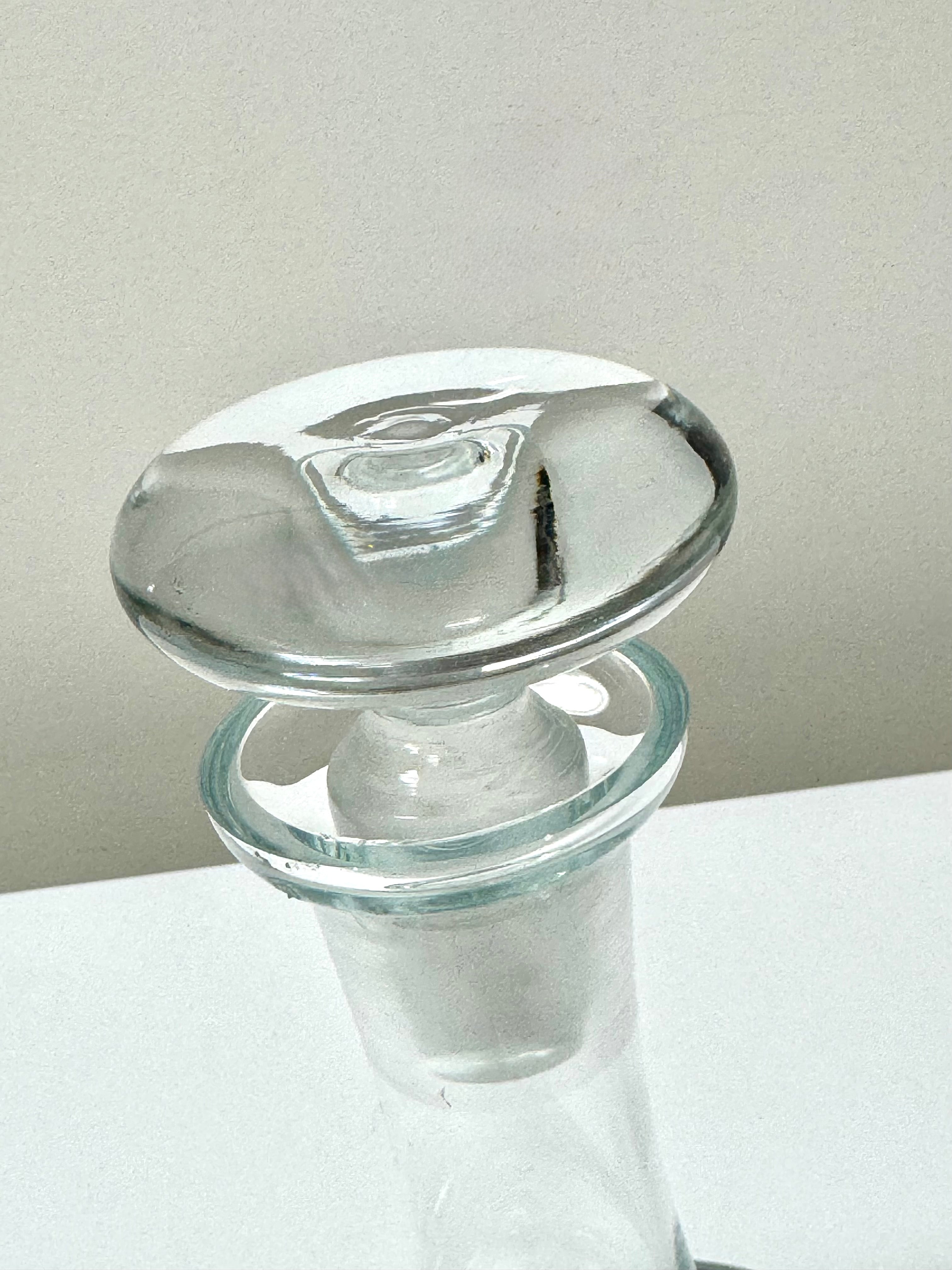 Modernist Glass Decanter