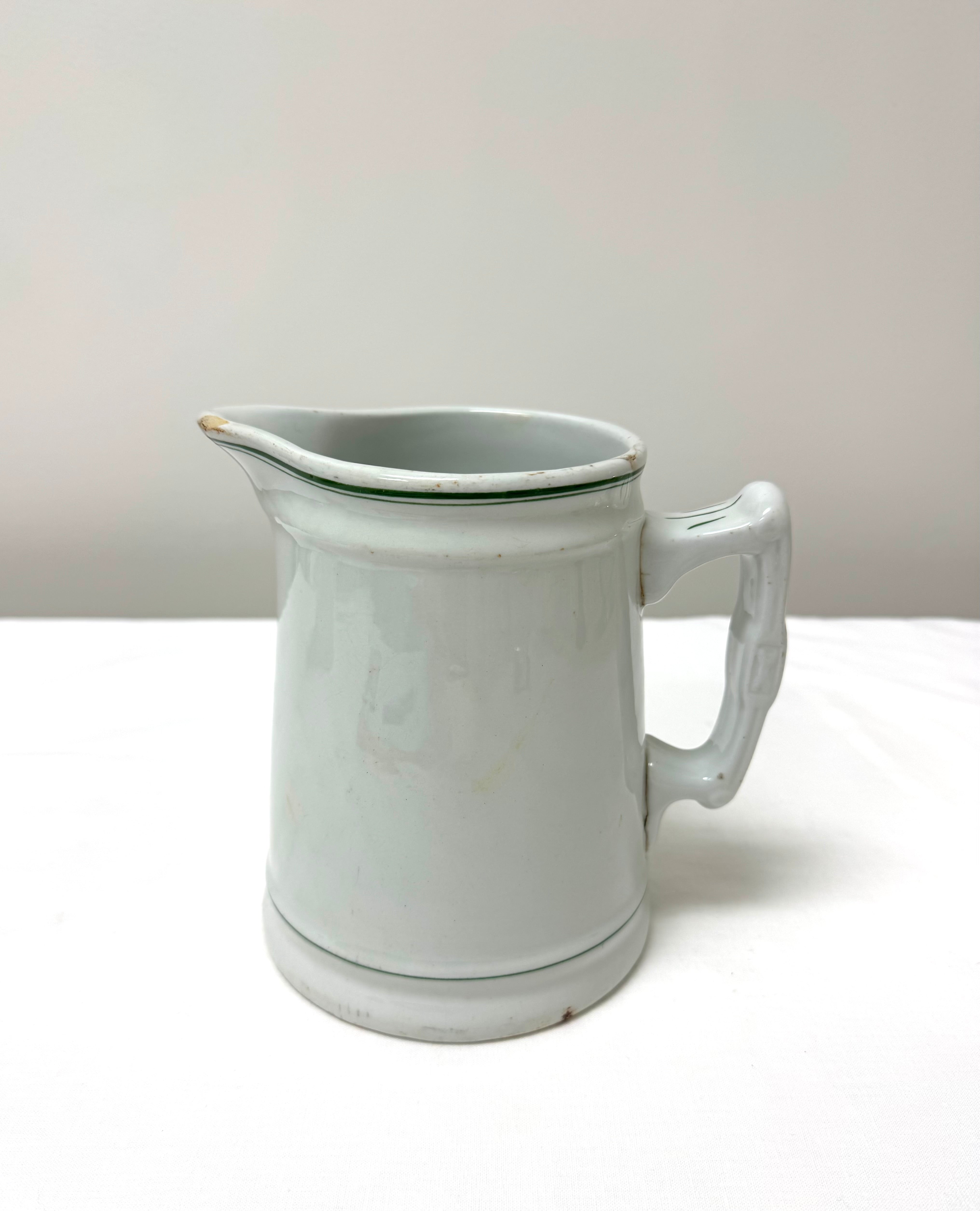Vintage Ironstone Hotelware 7" Pitcher