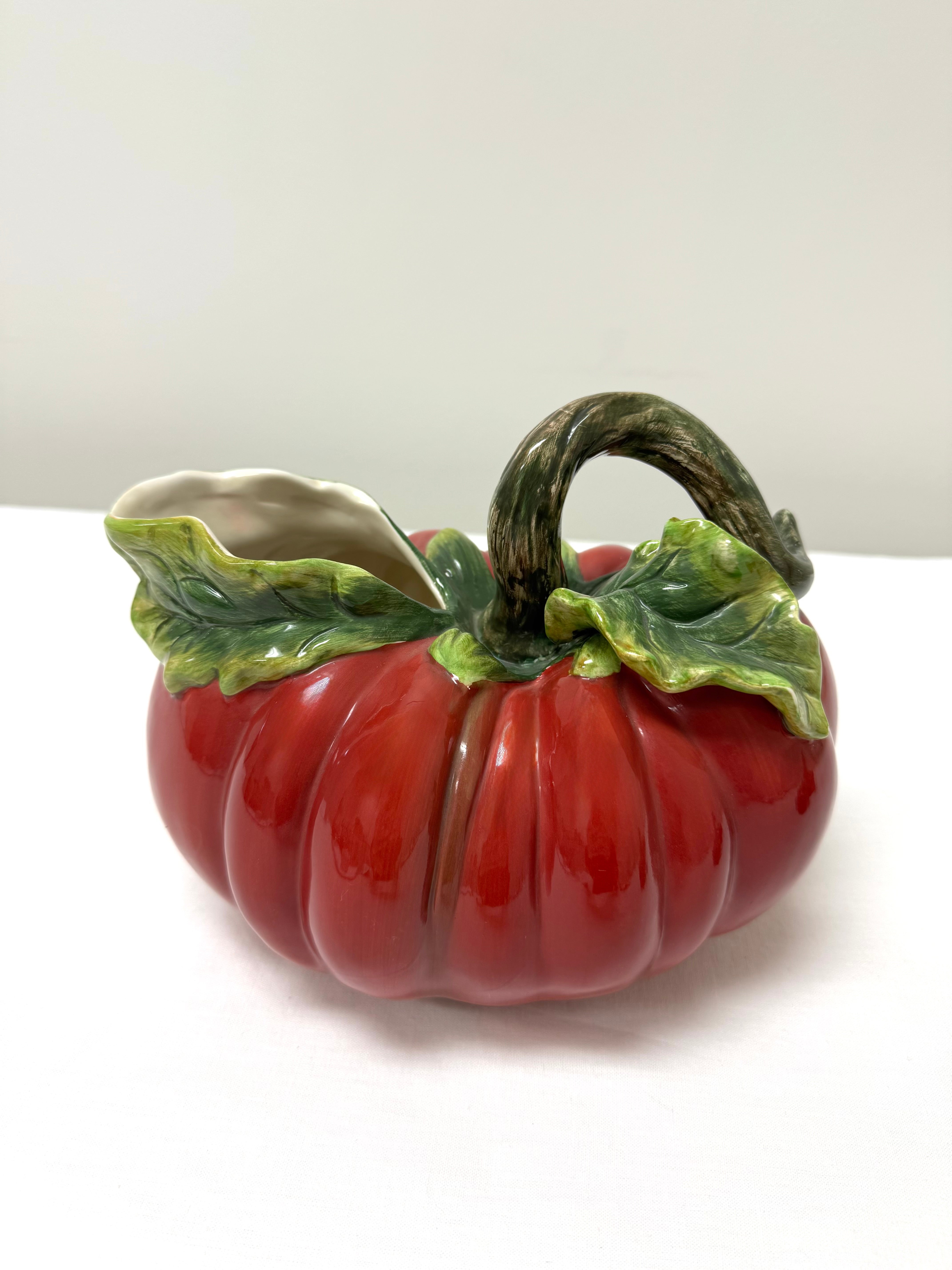 Vintage KALDUN & BOGLE Trompe L'oeil Tomato Pitcher
