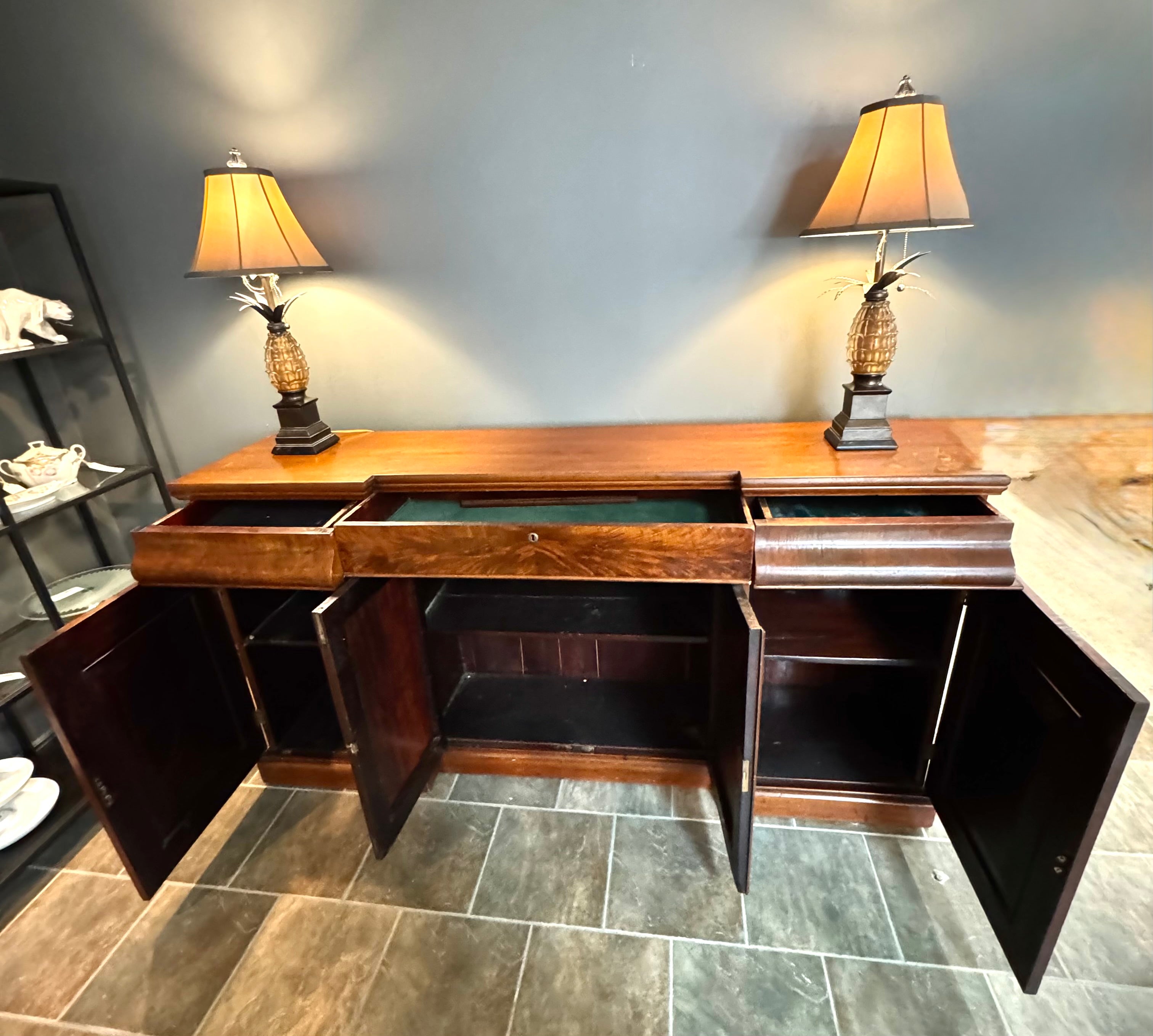Antique Walnut Sideboard