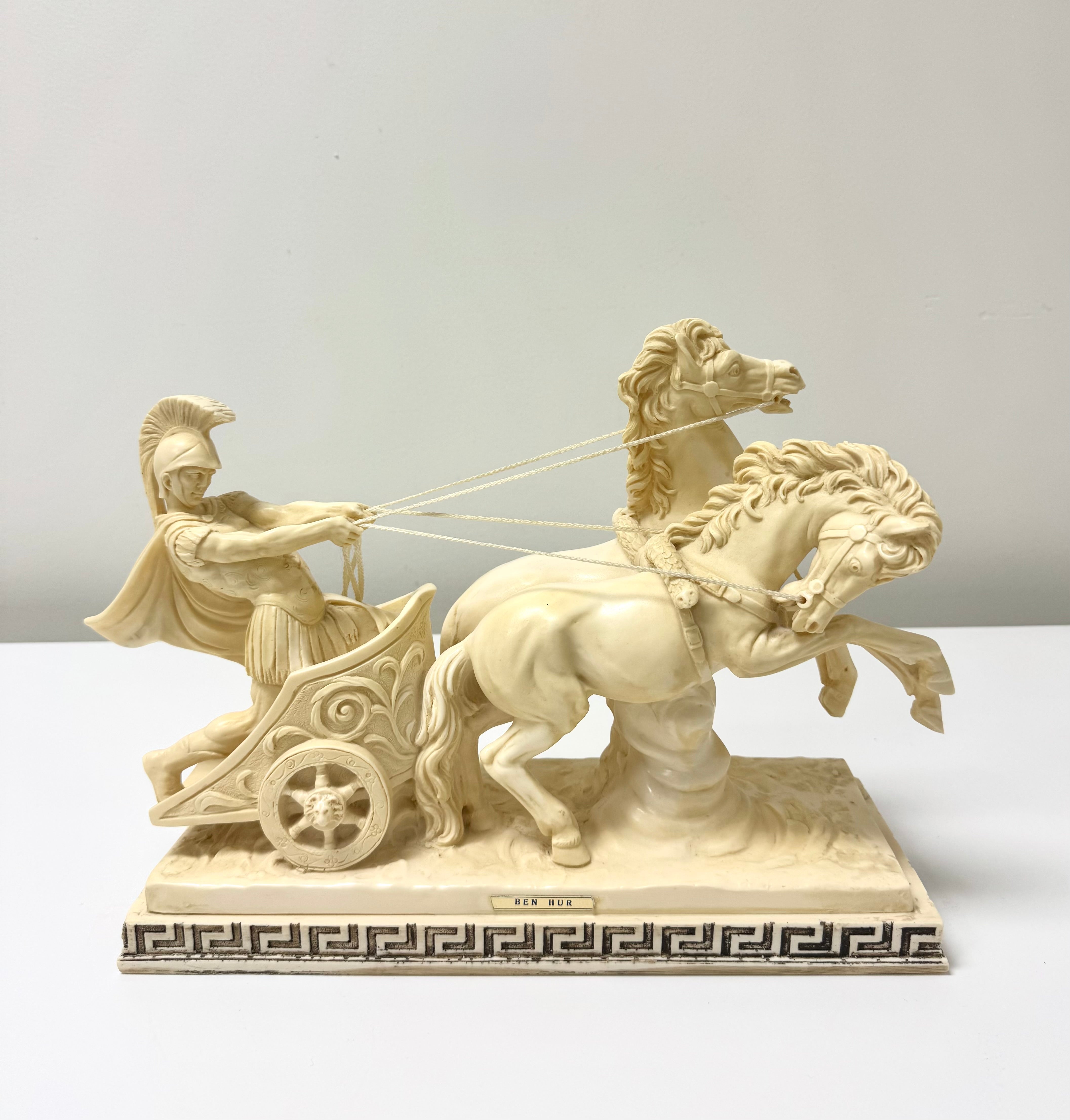 Vintage Santini 'Ben Hur' Sculpture