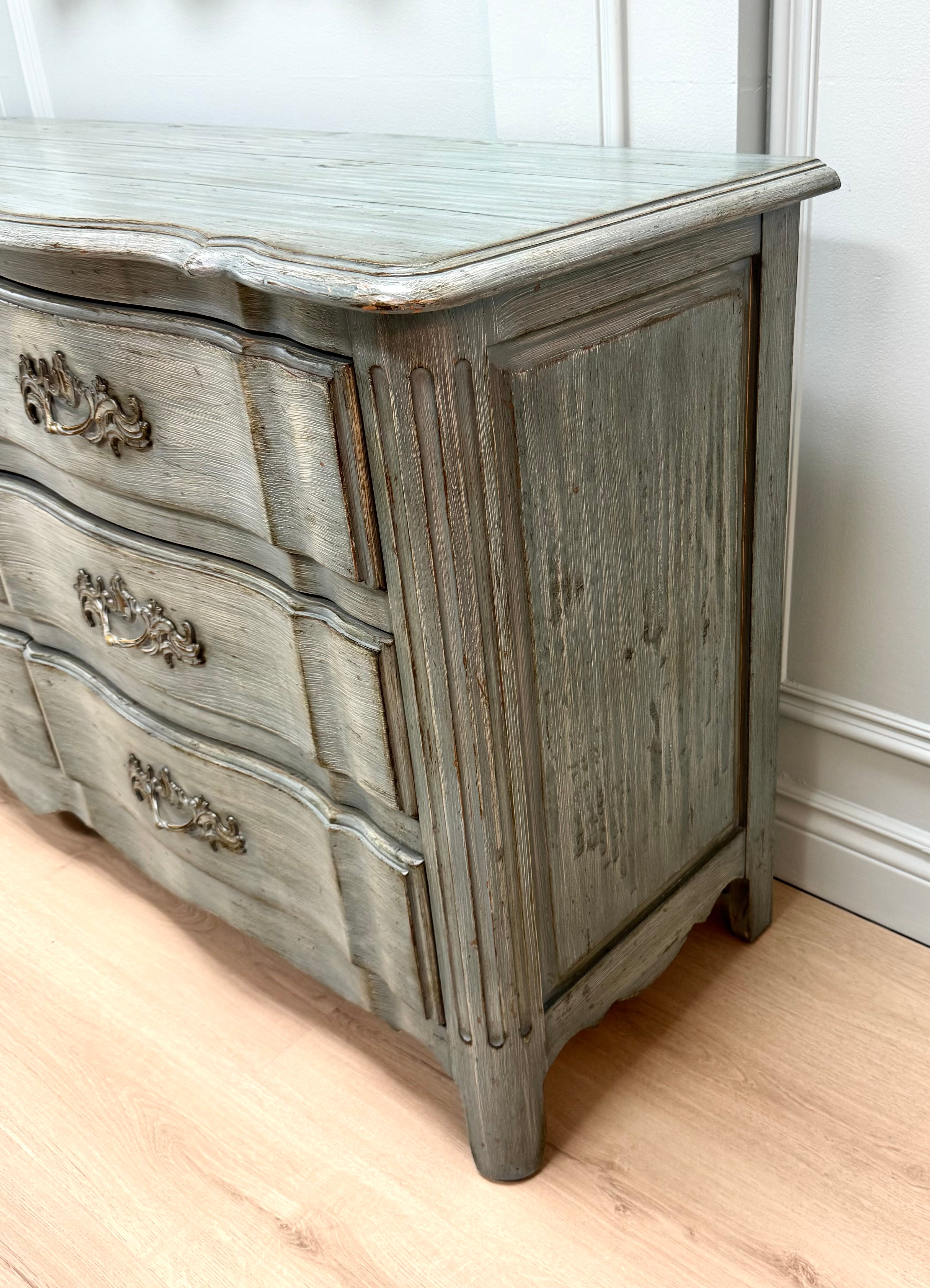 French Blue Bordeaux Dresser