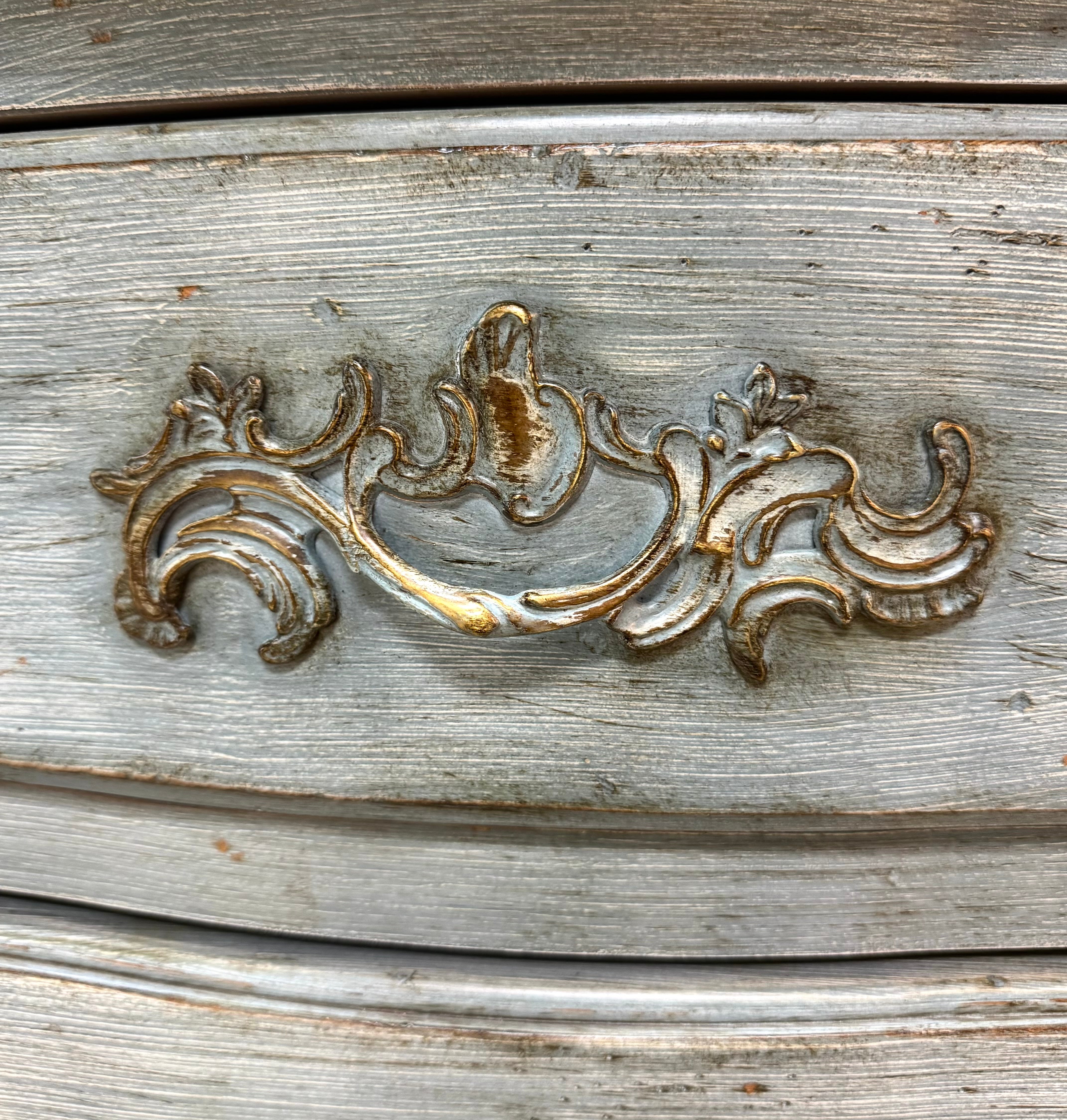 French Blue Bordeaux Dresser