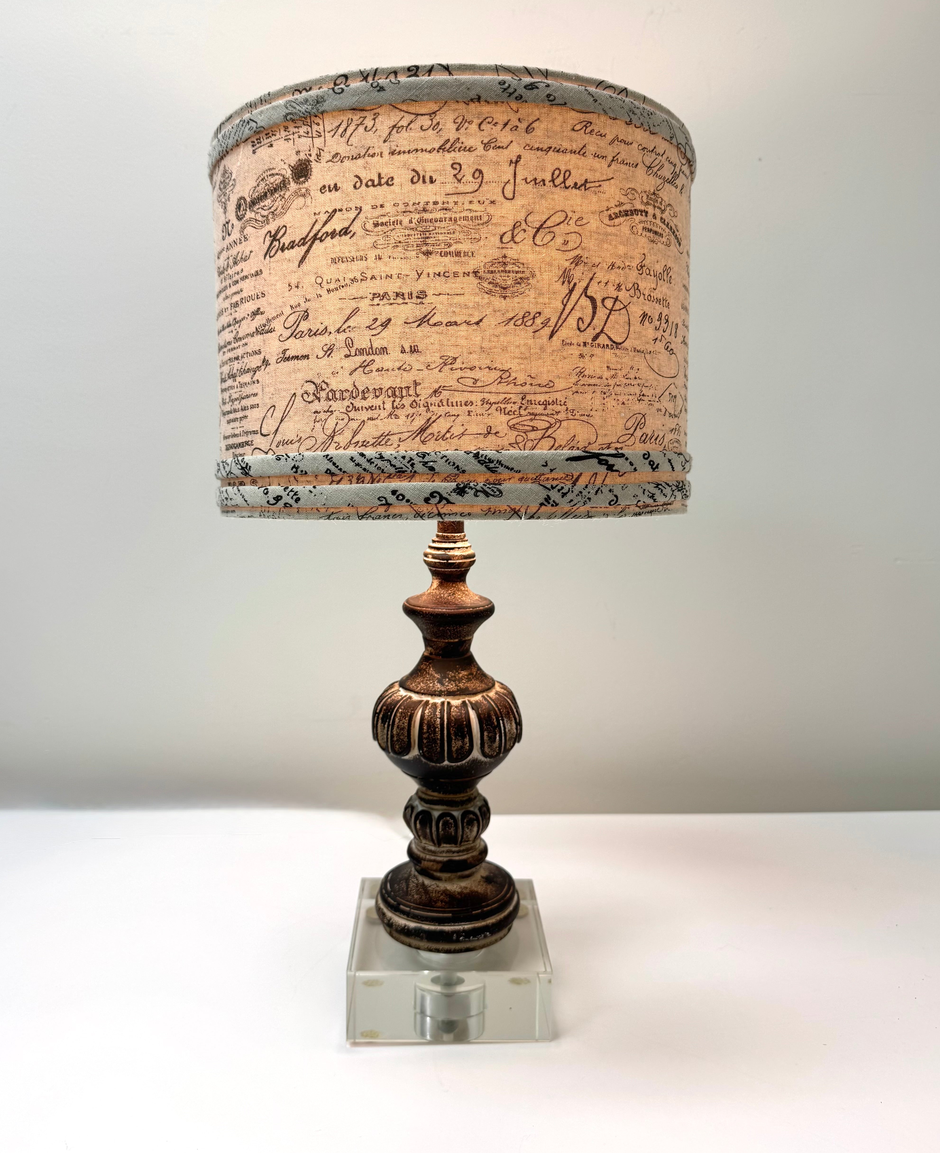 Weathered French Urn Lamp